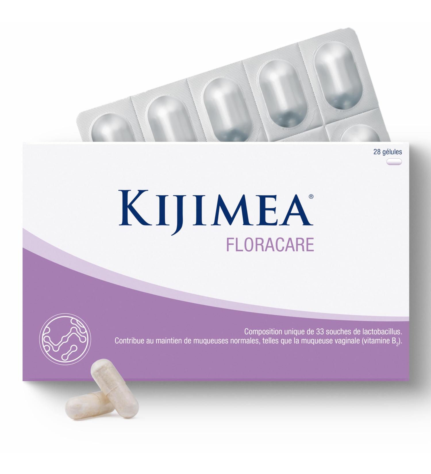 Kijimea FloraCare inspir par le microbiome vaginal naturel | 33 souches sp cifiques de lactobacilles une dose particuli rement lev e + vitamines B2 B3 B7 et zinc - 28 g lules 28 unit (Lot de 1) - Buy Online on GoSupps.com