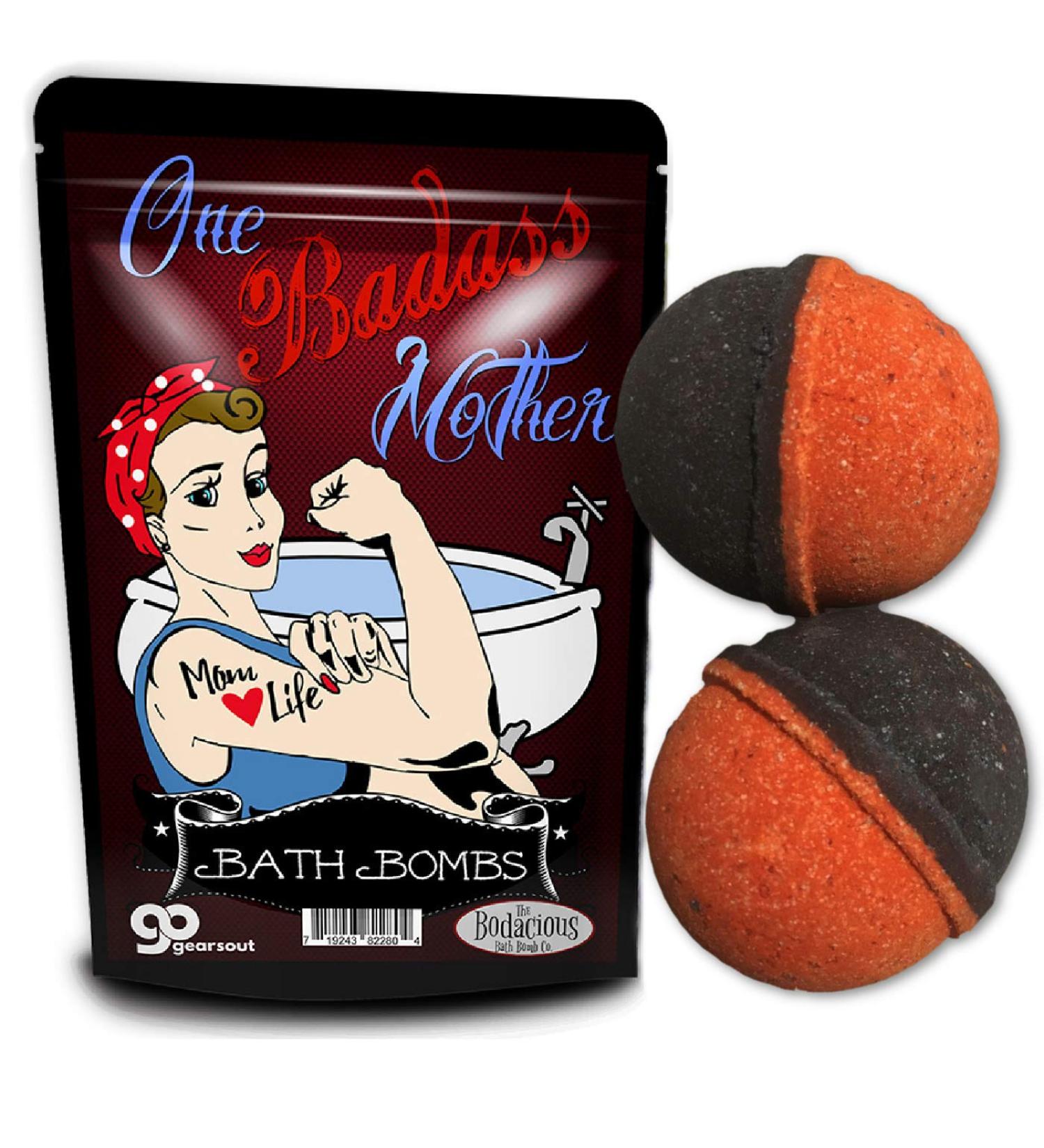 Vintage Rosie Strong Mom Bath Bombs Funny XL Fizzers for Moms Handcrafted in USA (2 Count) - Buy Online on GoSupps.com
