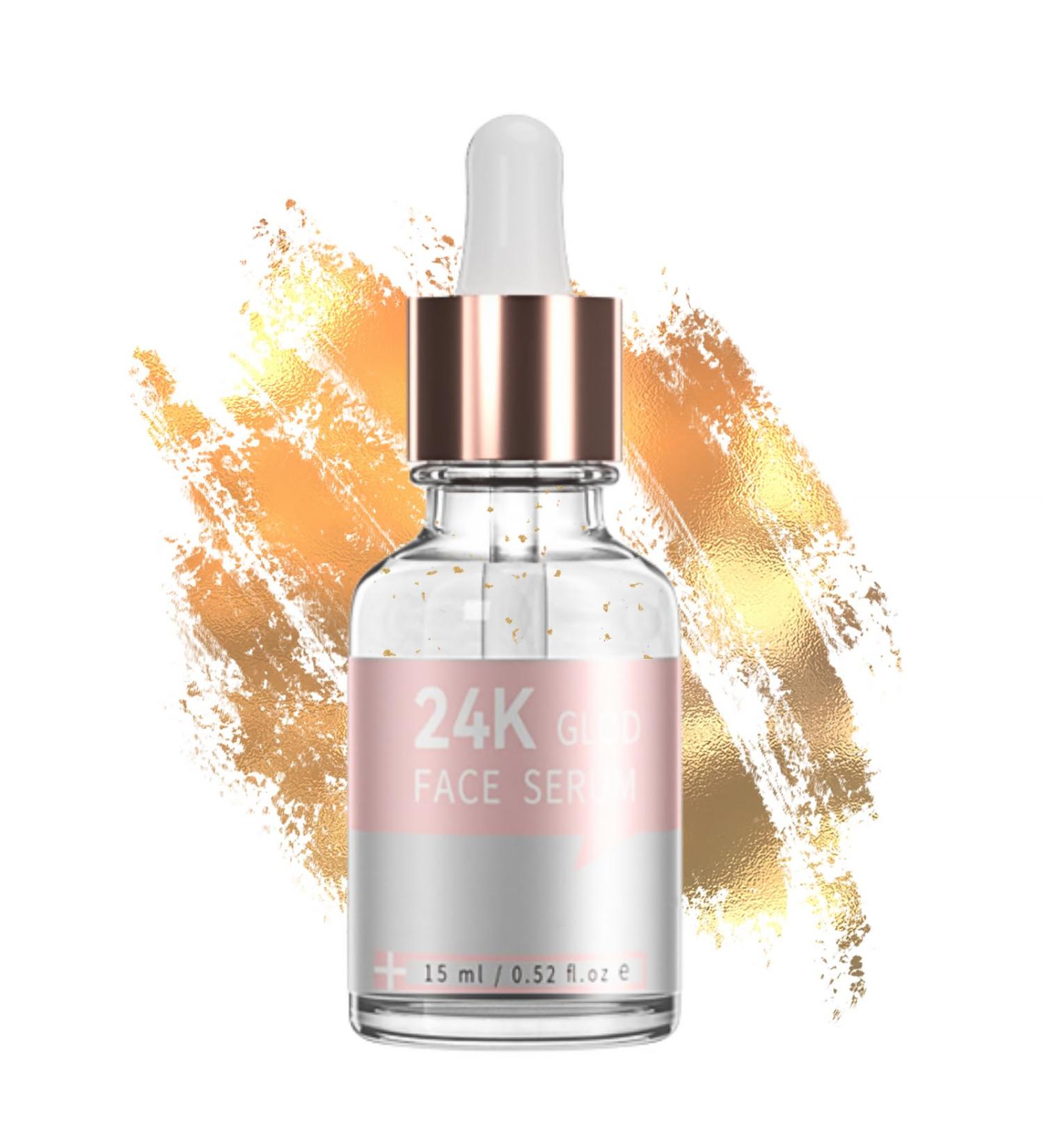 24k Gold Face Serum Anti Wrinkle Serum Anti Aging Serum for Face Vitamin E Serum Face Serum for Women Hydrating Serum Serums Skincare Reduce Fine Lines & Wrinkles Plumper Appearance - Buy Online on GoSupps.com