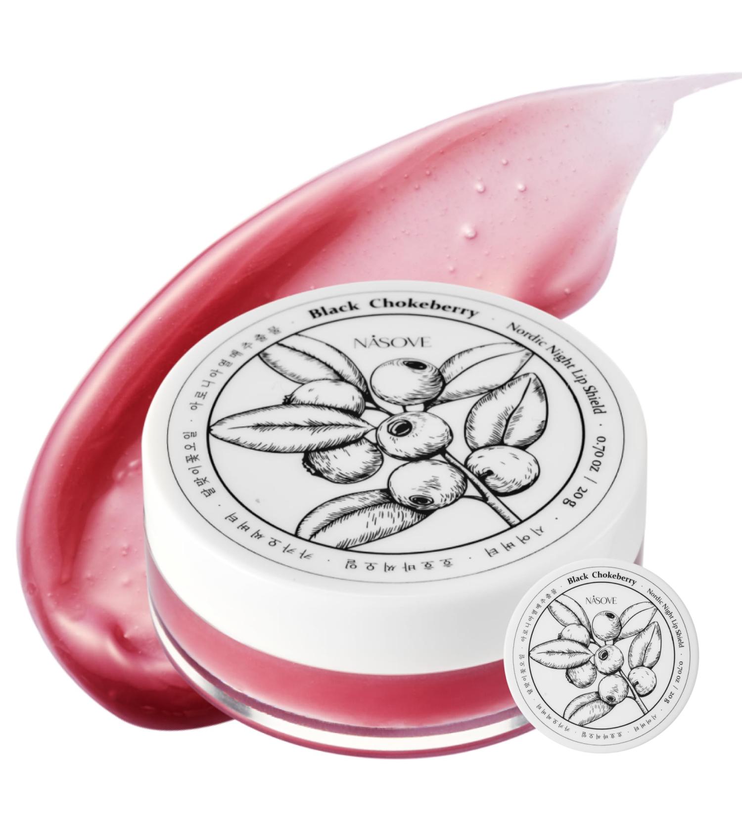 N SOVE Black Chokeberry Nordic Night Lip Shield - Lip Butter 8hrs Intensive Care with Aronia fruit extract Nourishing & Moisture Hydrating Overnight Korean Skin Care 0.72 fl.oz - Buy Online on GoSupps.com