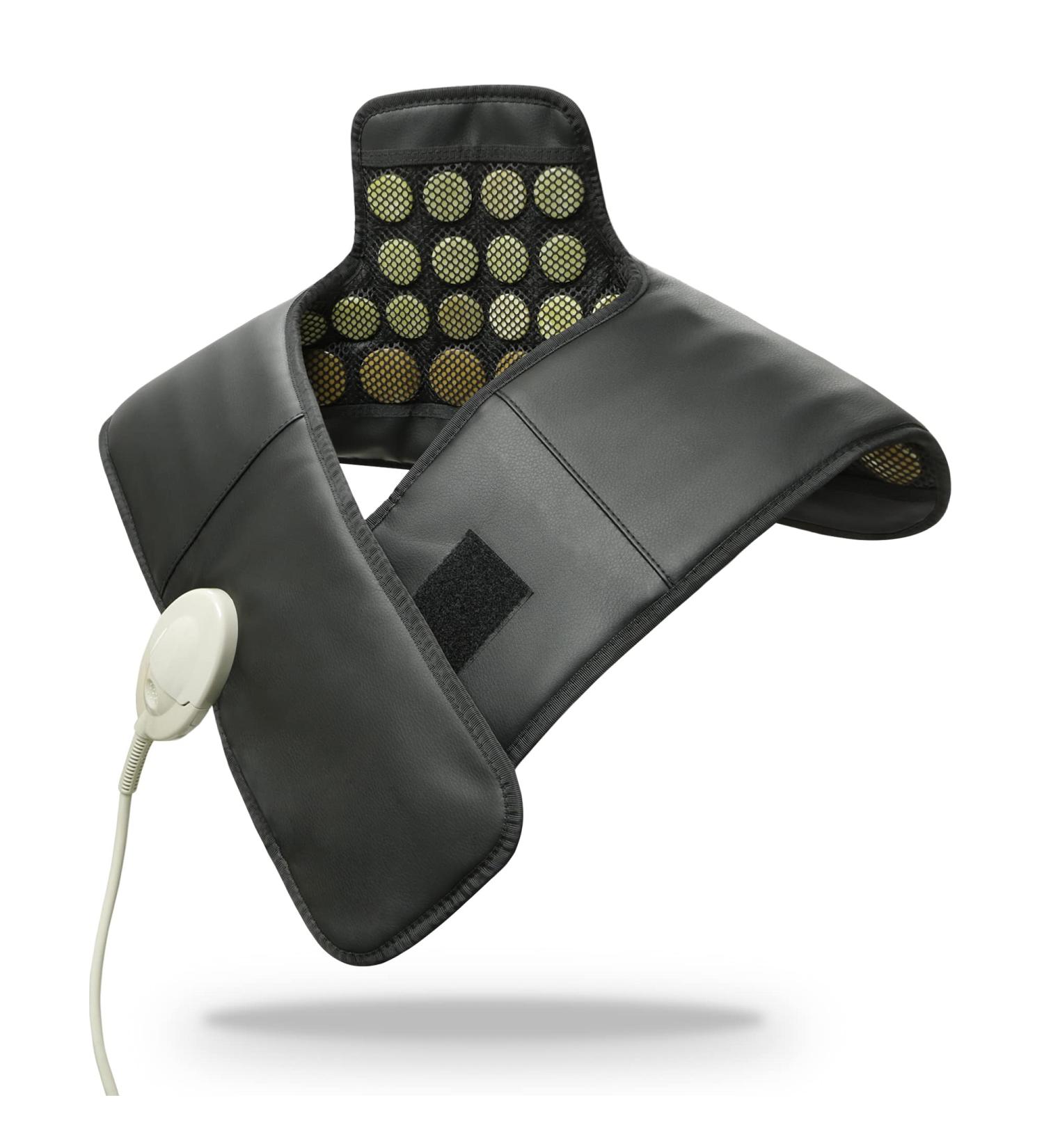 UTK Far Infrared Heating Pad for Neck and Shoulder - Natural Jade Tourmaline - 23.5X21.5 | Gift for Dad - Buy Online on GoSupps.com