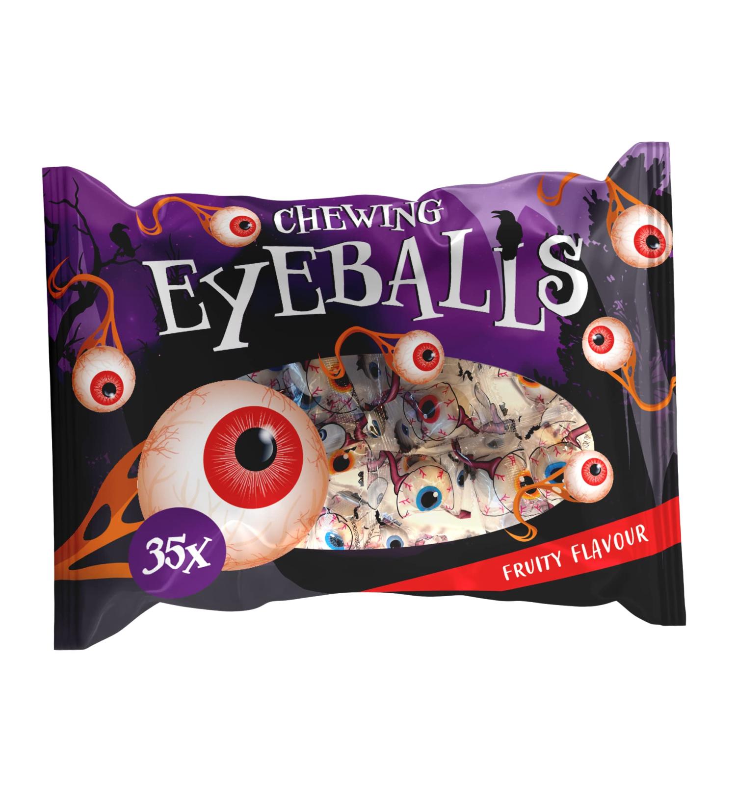 Chewing Eyeballs Halloween eye chewing gum fruity flavor scary eyeballs 280g 35 pieces