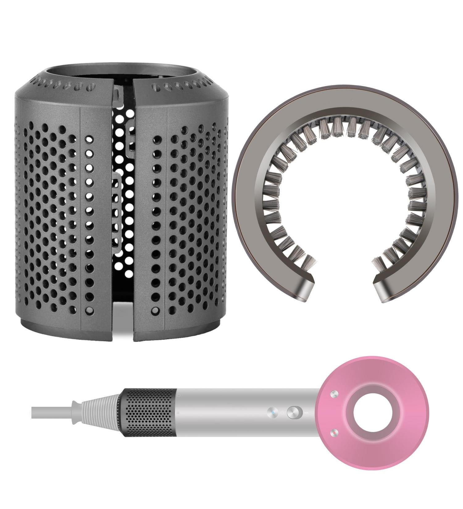 Ytchyysk Upgraded Hair Dryer Filter Cage Replacement for Dyson Supersonic - Outer Filter Repair Accessories with Cleaning Brush - Buy Online on GoSupps.com