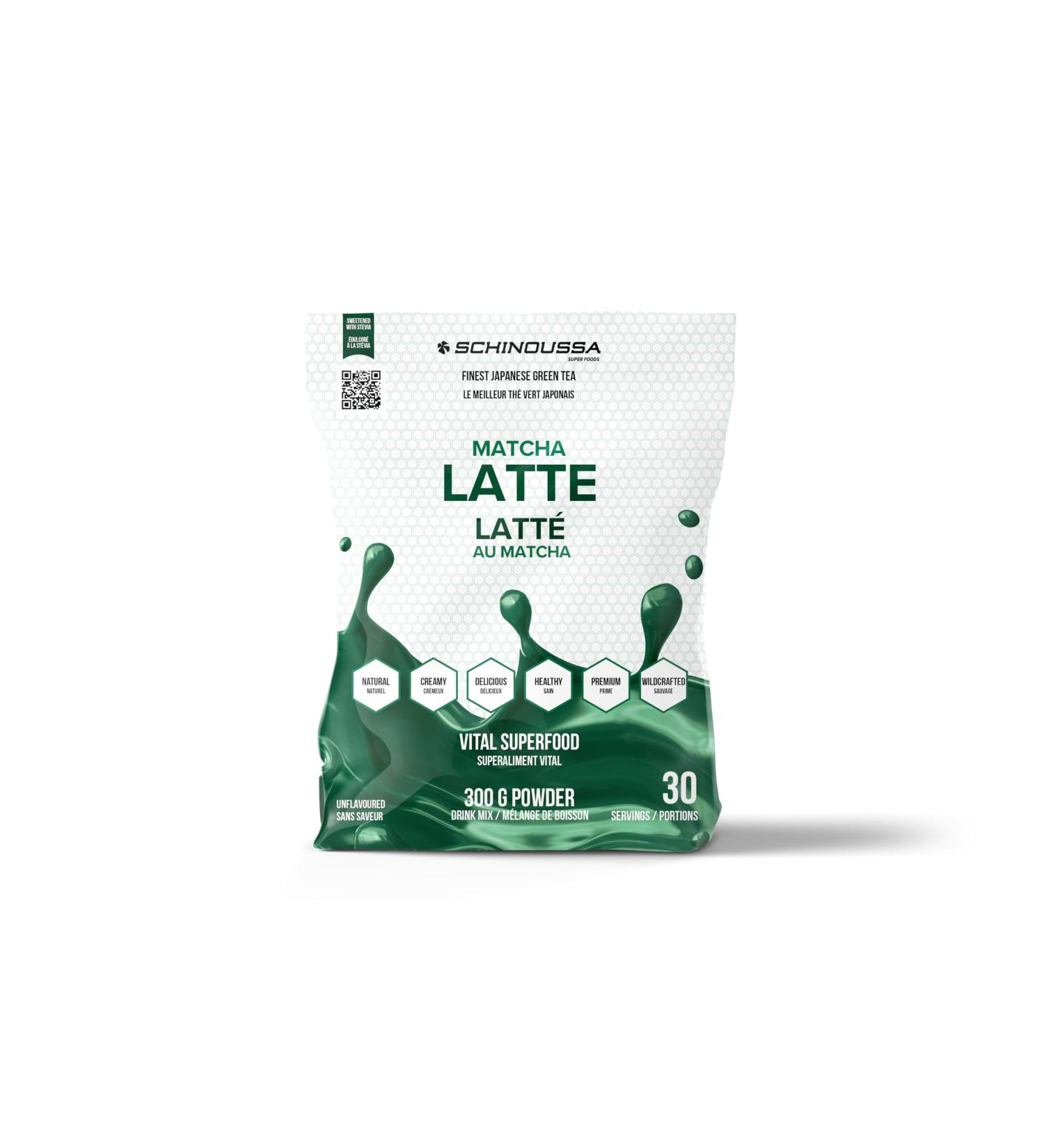 Schinoussa Matcha Latte Drink Mix 300g (30 Servings) | Rich in Antioxidants Vitamins & Minerals Supports Metabolism Strengthens Immune System and Provides a Natural Energy Boost