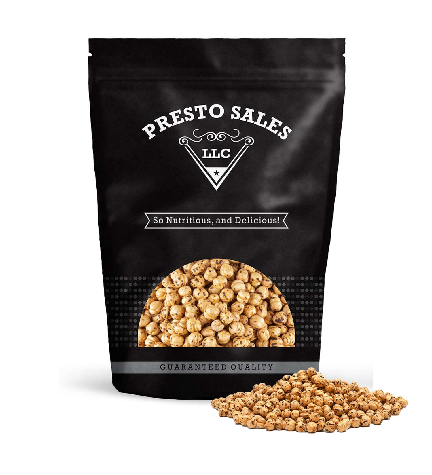 Yellow Double Roasted Unsalted Chickpeas - 5 lbs. Resealable Bag | Tasty Plant-Based Protein Snack for Energy | Garbanzo Beans for All Ages - Buy Online on GoSupps.com