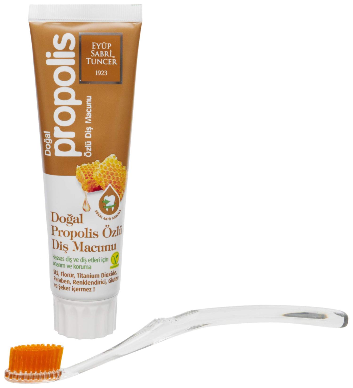 Ey p Sabri Tuncer Natural Propolis Toothpaste 75 ml - Buy Online for International Shipping - Buy Online on GoSupps.com