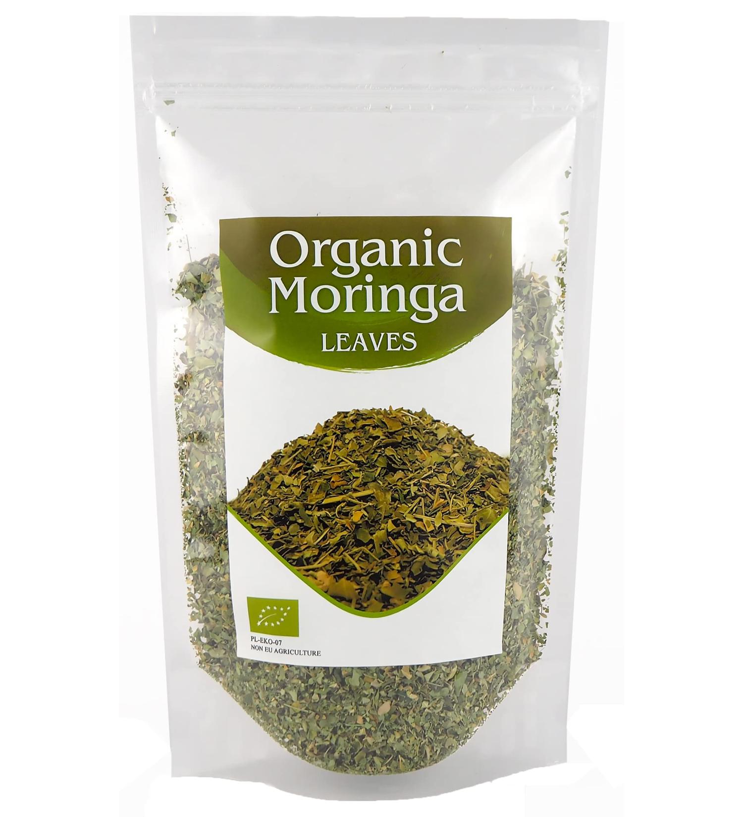 BIO Moringa Leaves Organic | Loose Herbal Tea | Well Sifted | Rich in Proteins | Egyptian| 500G - Buy Online on GoSupps.com