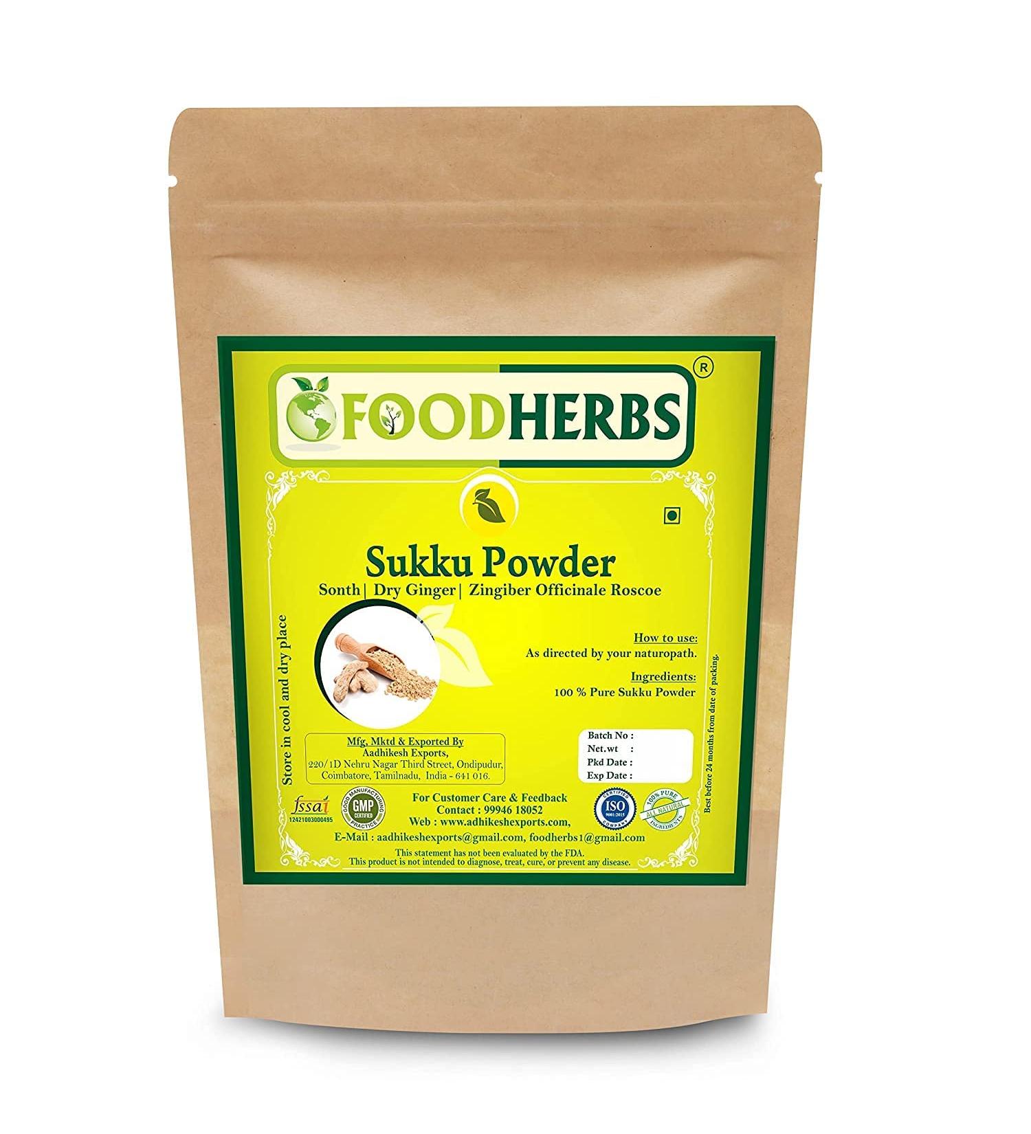 ORGANIZE Foodherbs Droog Gemberpoeder 100 GMSSaunthSukku