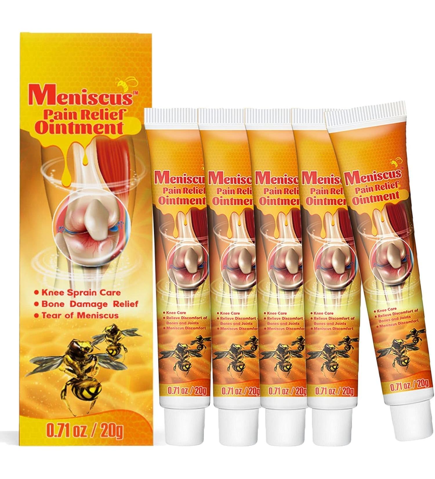 Bee Venom Cream New Zealand Meniscus Pain Relief Ointment Creme venin d'abeille pour arthrites Gel de soin professionnel au venin d'abeille de nouvelle-z lande Relieve Joint Pain (5pcs) - Buy Online on GoSupps.com