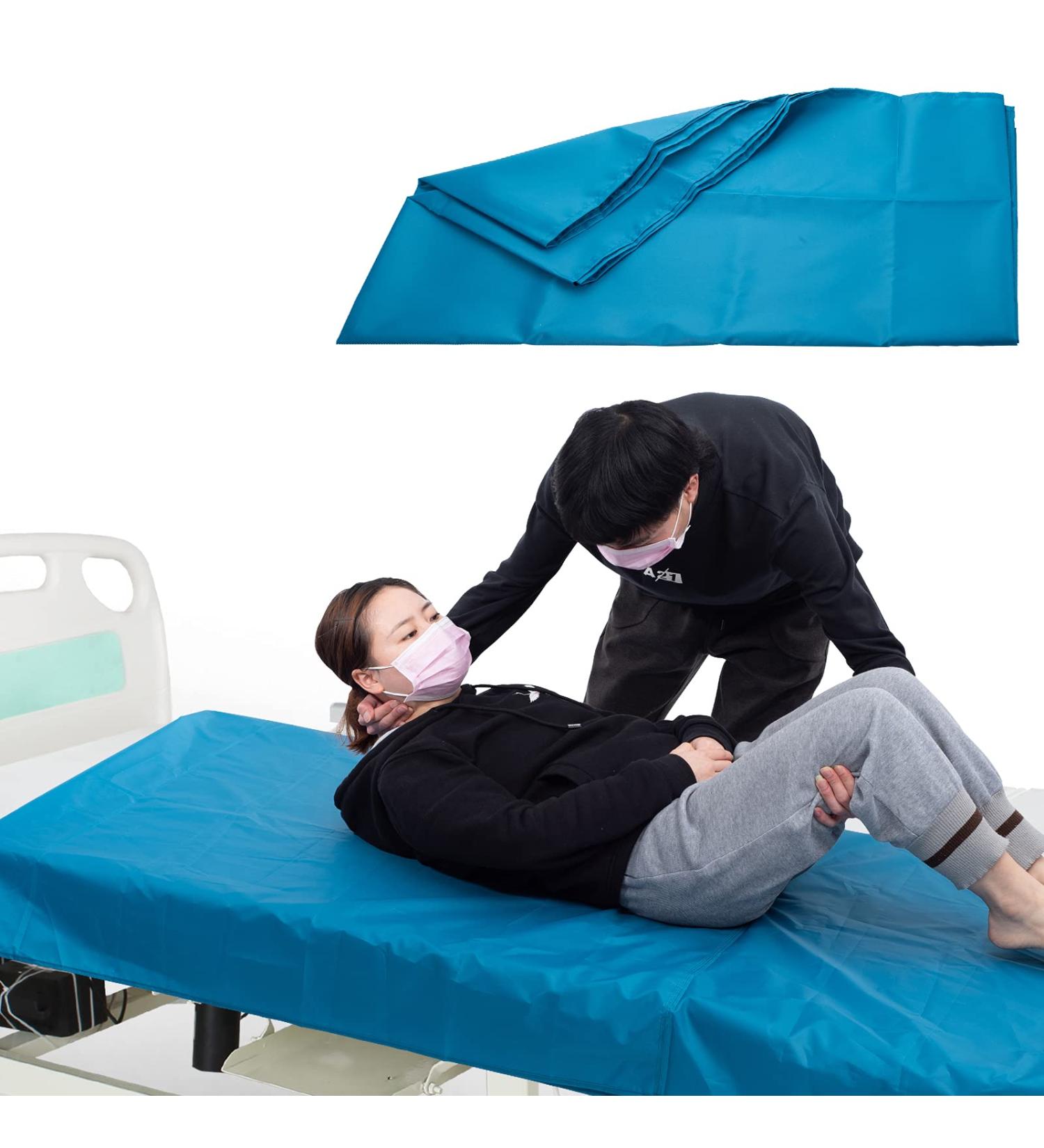 Buy Lotchen Pipe Slide Tarpaulins for Patient Transfer | Sliding Tarpaulins for Elderly Care (100x200cm Blue) - Fast International Shipping - Buy Online on GoSupps.com