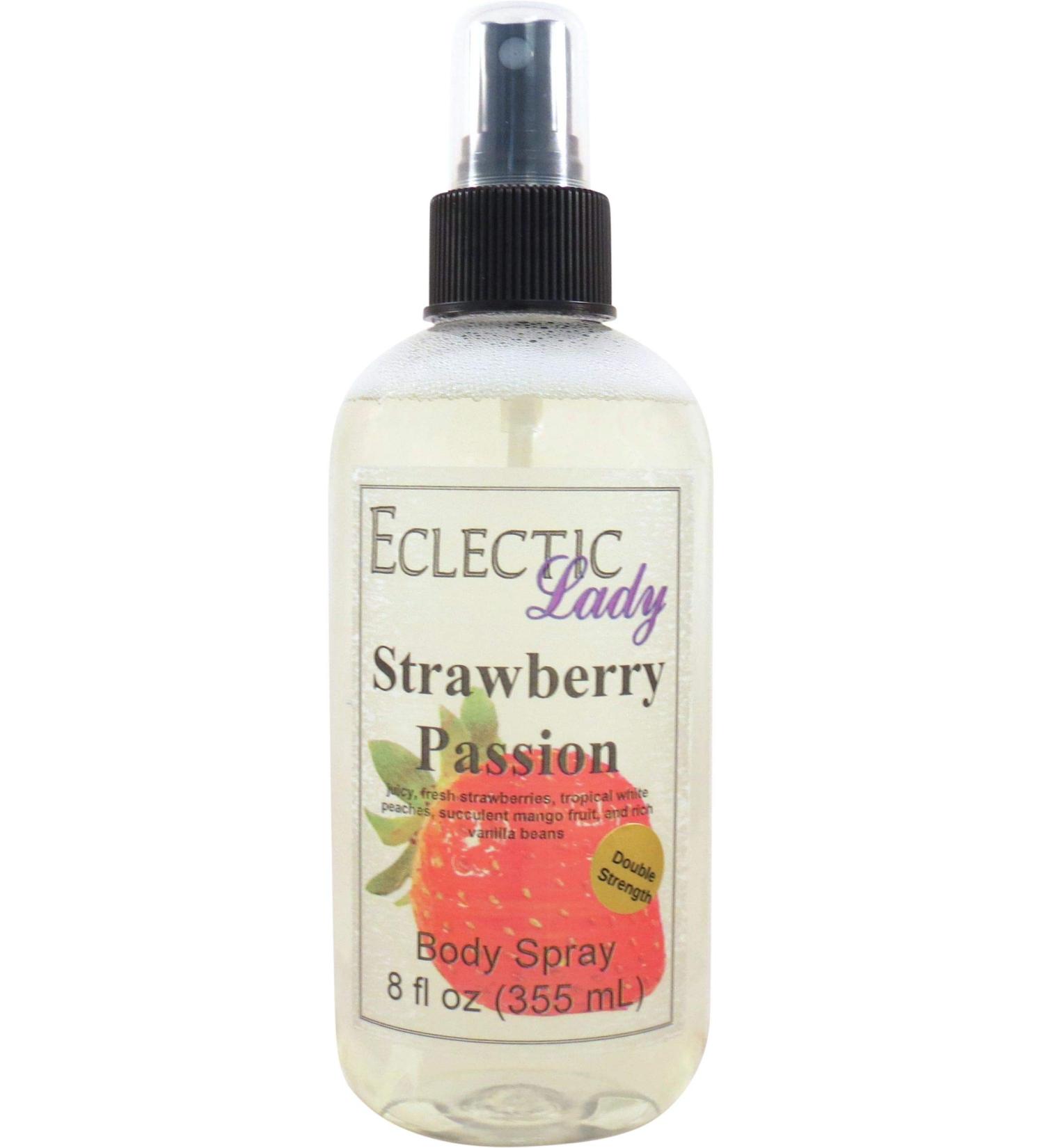 Strawberry Passion Body Spray (Double Strength) 8 ounces Body Mist for Women with Clean Light & Gentle Fragrance Long Lasting Perfume with Comforting Scent for Men & Women Cologne with Soft 8 Fluid Ounces (Double Strength) - Buy Online on GoSupps.com