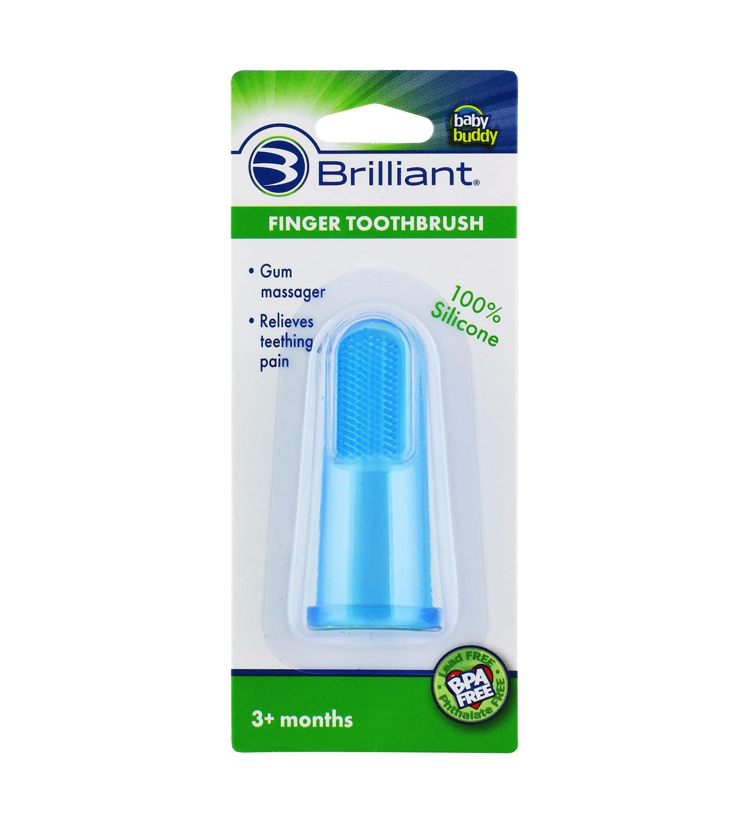 Baby Buddy Blue Finger Toothbrush - 1 Count - Buy Online on GoSupps.com