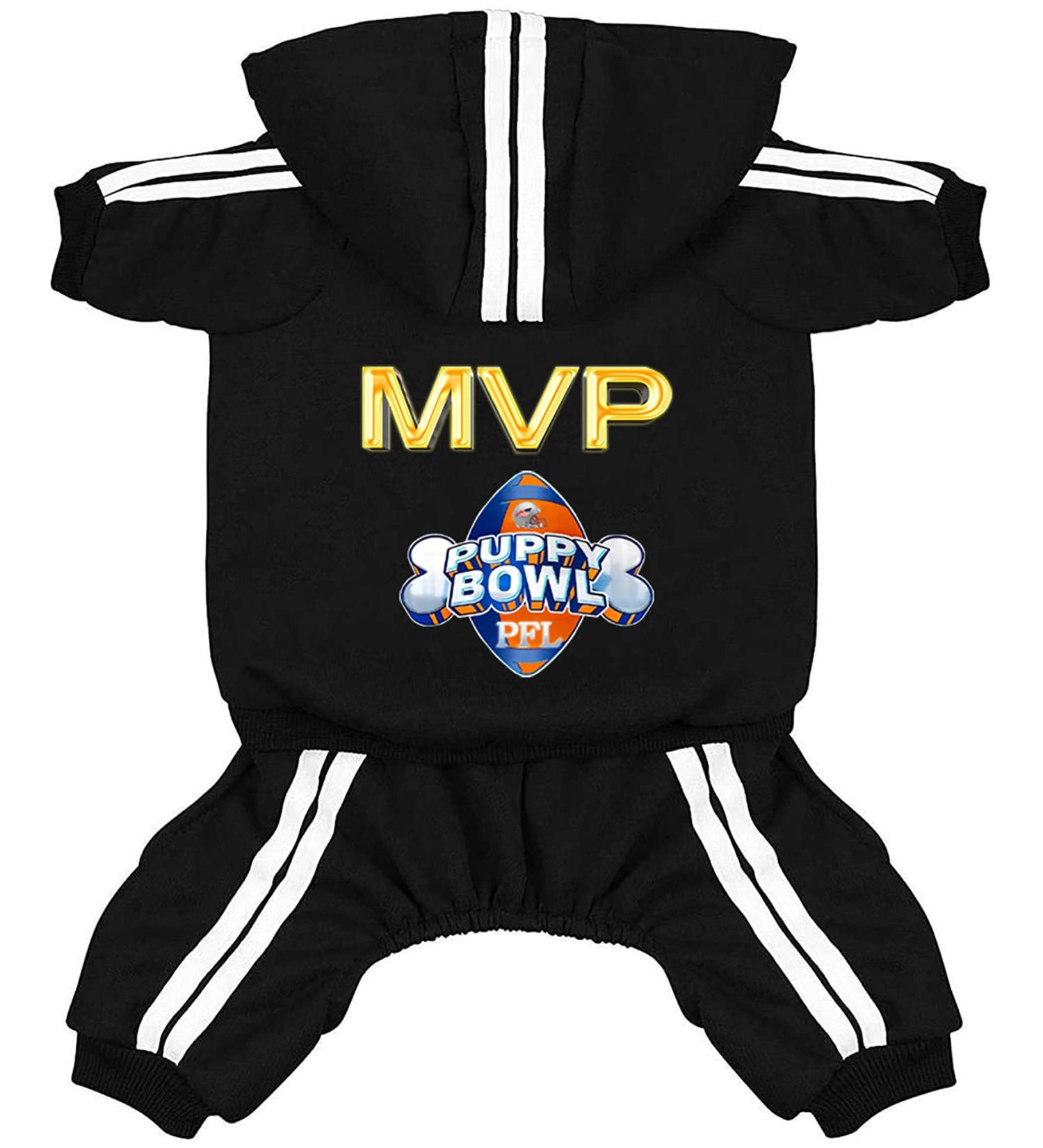 Dog Hoodies & Fleece Sweaters for Small to Large Dogs - Cozy Football MVP Style - Winter Warmth in Black - Buy Online on GoSupps.com
