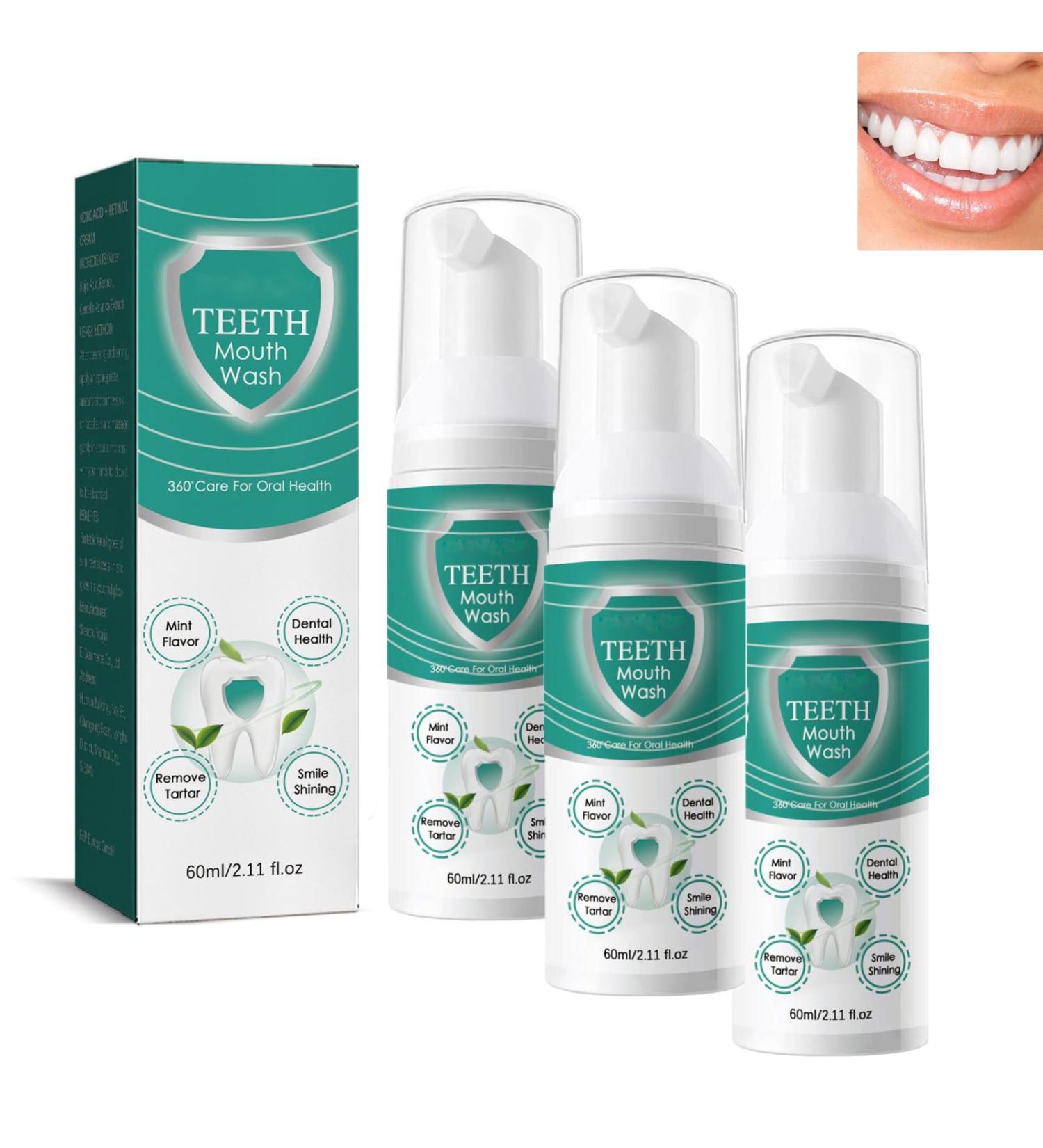 Awzlove Teeth Care Bundle - 2024 Best Mouthwash & Toothpaste for Total Oral Health Lighten Teeth & Combat Oral Issues (3PC) - Buy Online on GoSupps.com