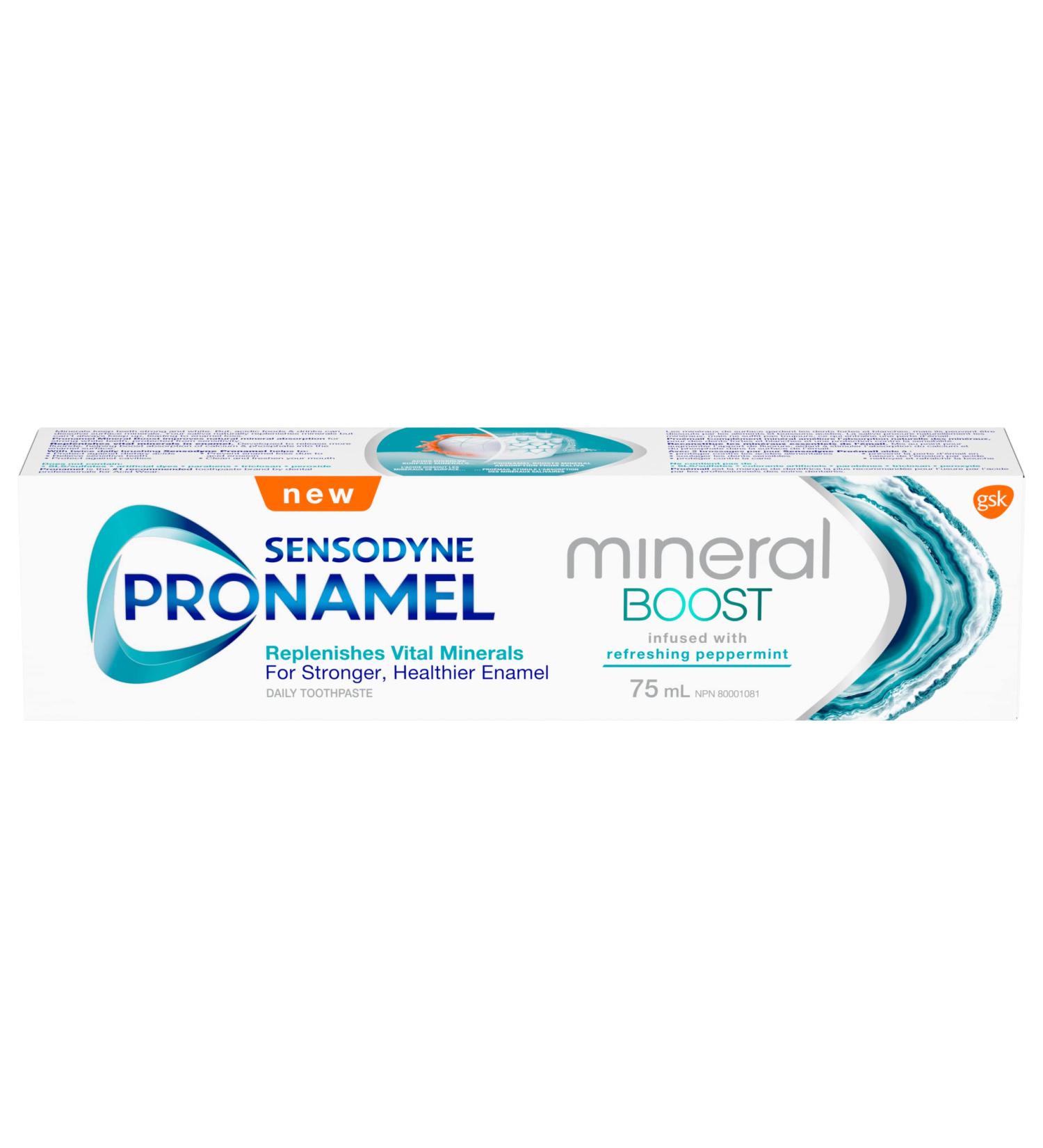 Pronamel Mineral Boost Daily Anti-Cavity Toothpaste Peppermint Flavour 75mL (Packaging May Vary) - Buy Online on GoSupps.com