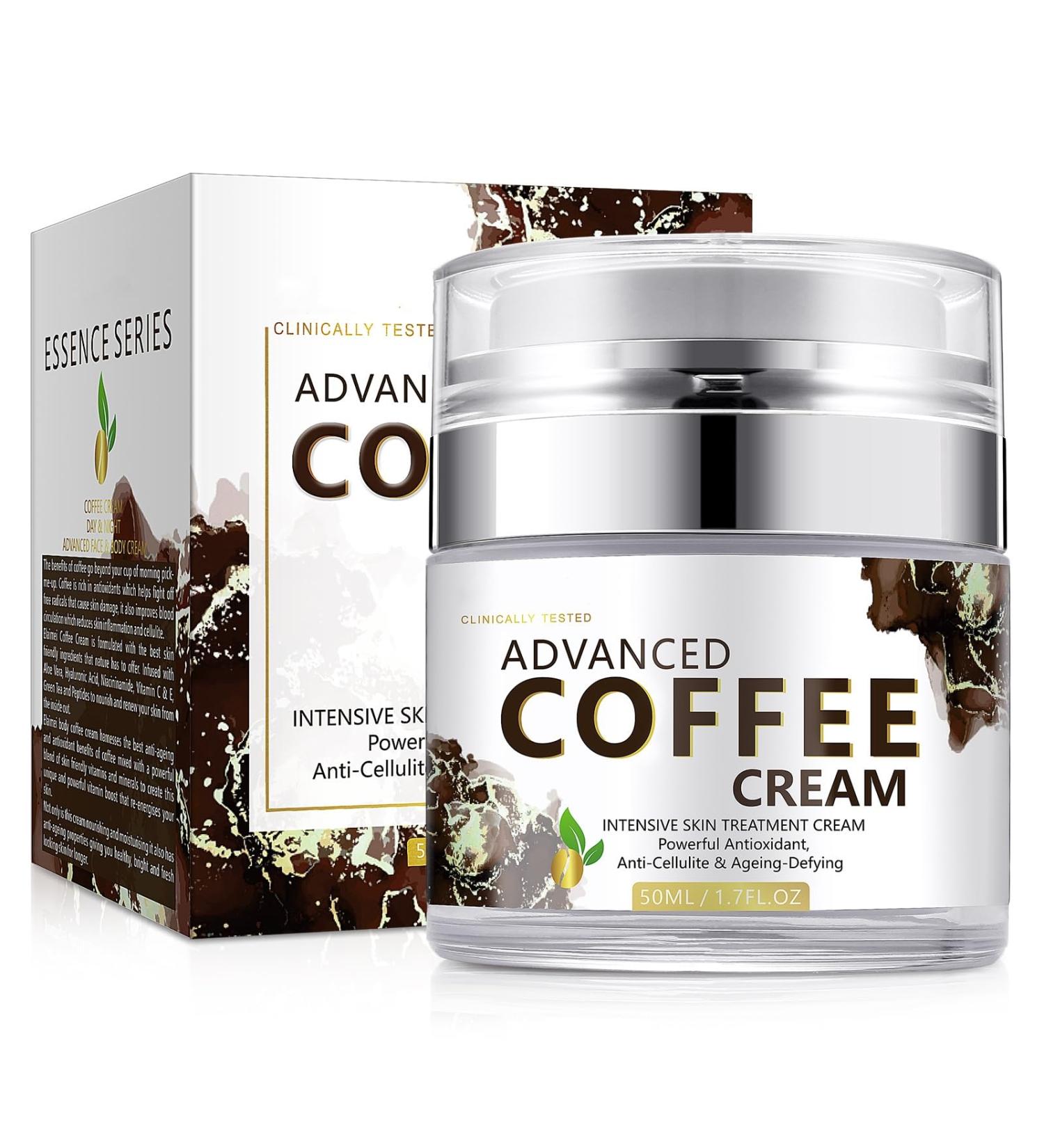 Caffeine Face Cream Caffeine Eye Cream for Dark Circles Under Eyes Vegan Caffeine Moisturizer Anti-Wrinkle Moisturizing Lotion for Firming and Tightening Skin 50 - Buy Online on GoSupps.com