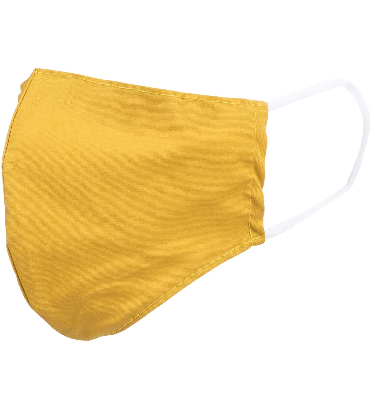 Buy styleBREAKER Unisex Cotton Fabric Mask - Plain Double Layer Reusable & Washable Community Mask 08040005 in Curry | International Shipping Available - Buy Online on GoSupps.com