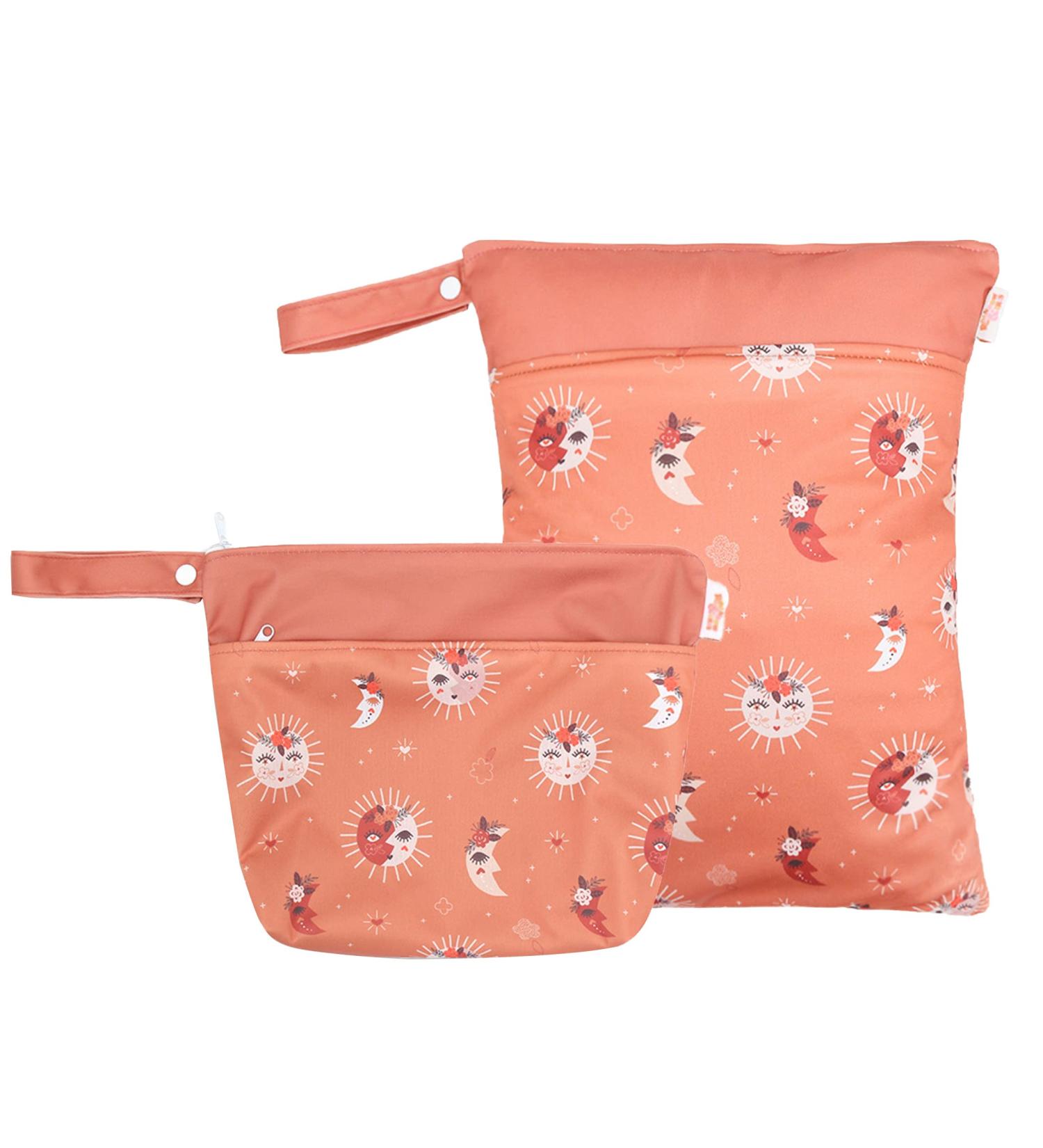 Maeau 2-Piece Wetbag Set - Reusable Waterproof Diaper Bags & Gym Organizers | 21 Stylish Patterns | 20x28cm & 30x40cm - Buy Online on GoSupps.com