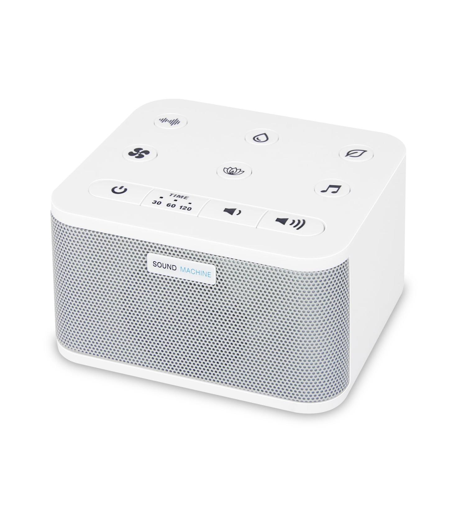 Bigmonat White Noise Sleep Aid - 30 Natural Soothing Noises Memory & Timer Functions - Improve Insomnia | International Shipping - Buy Online on GoSupps.com