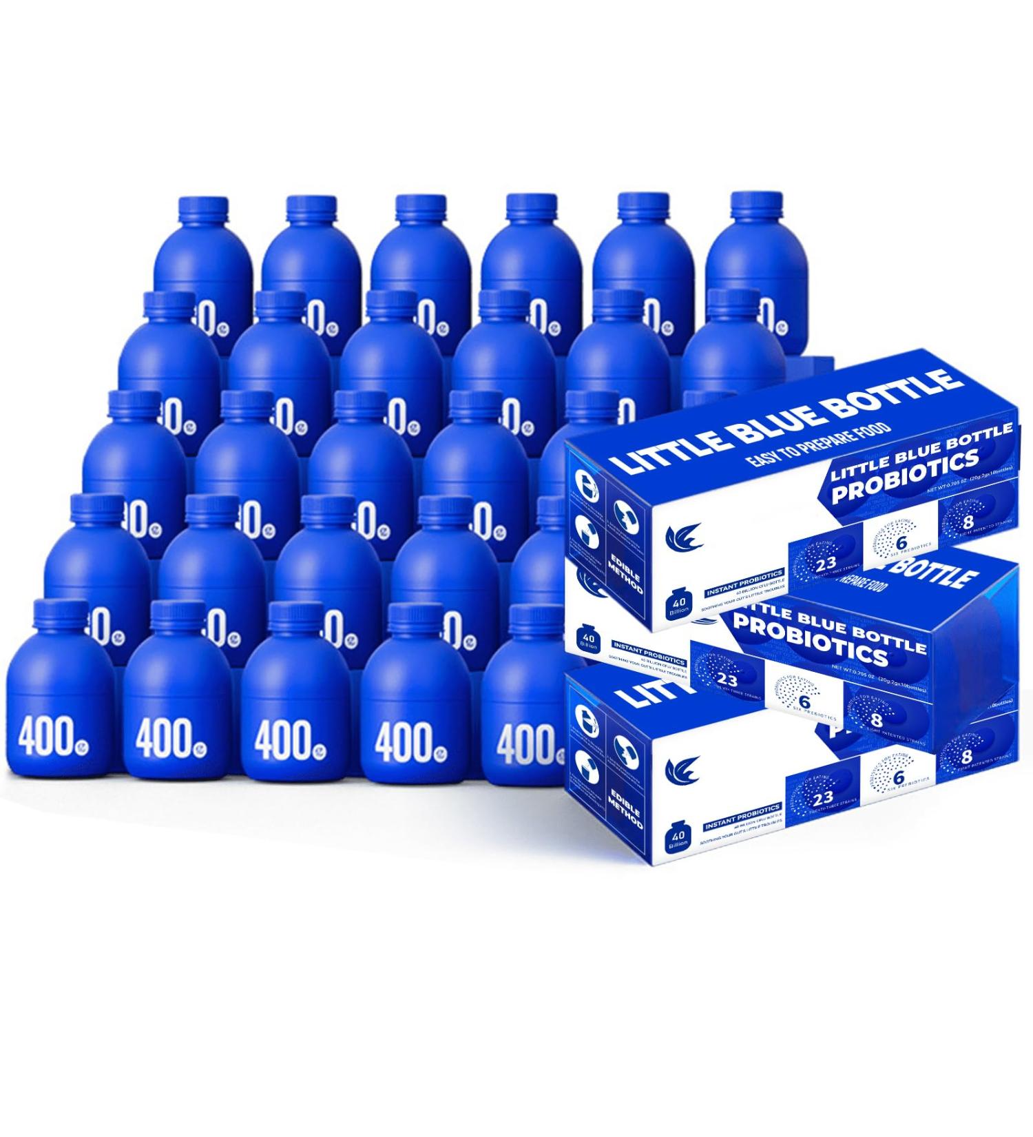 Probiotics 40 Billion CFU - 30 Bottles x 0.7oz - Digestive Health Supplement 0.7 Ounce (Pack of 30) - Buy Online on GoSupps.com