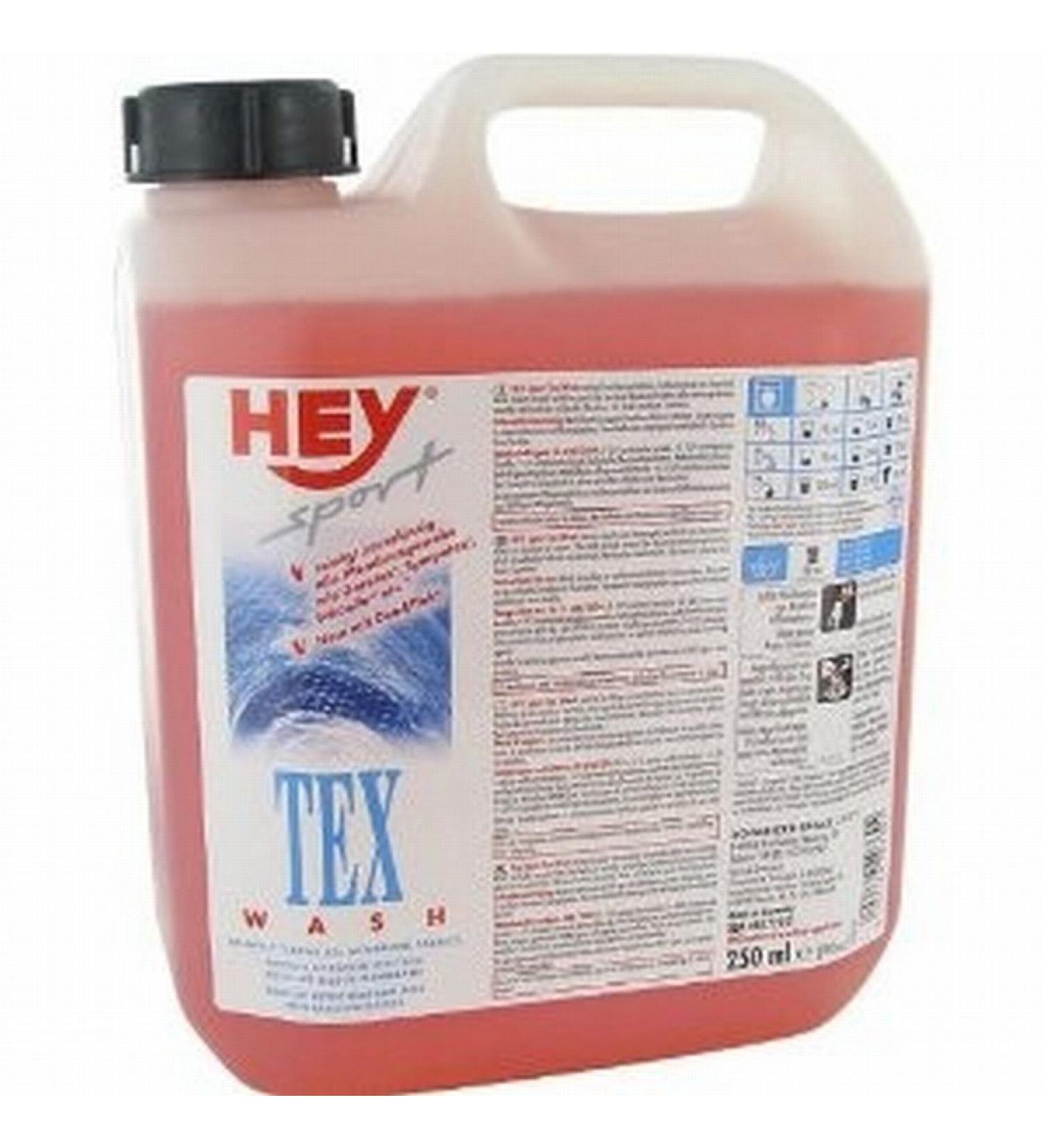 HEY sport TEX WASH detergent for sportswear membrane textiles and functional clothing such as GORETEX SYMPATEX 2.5 l