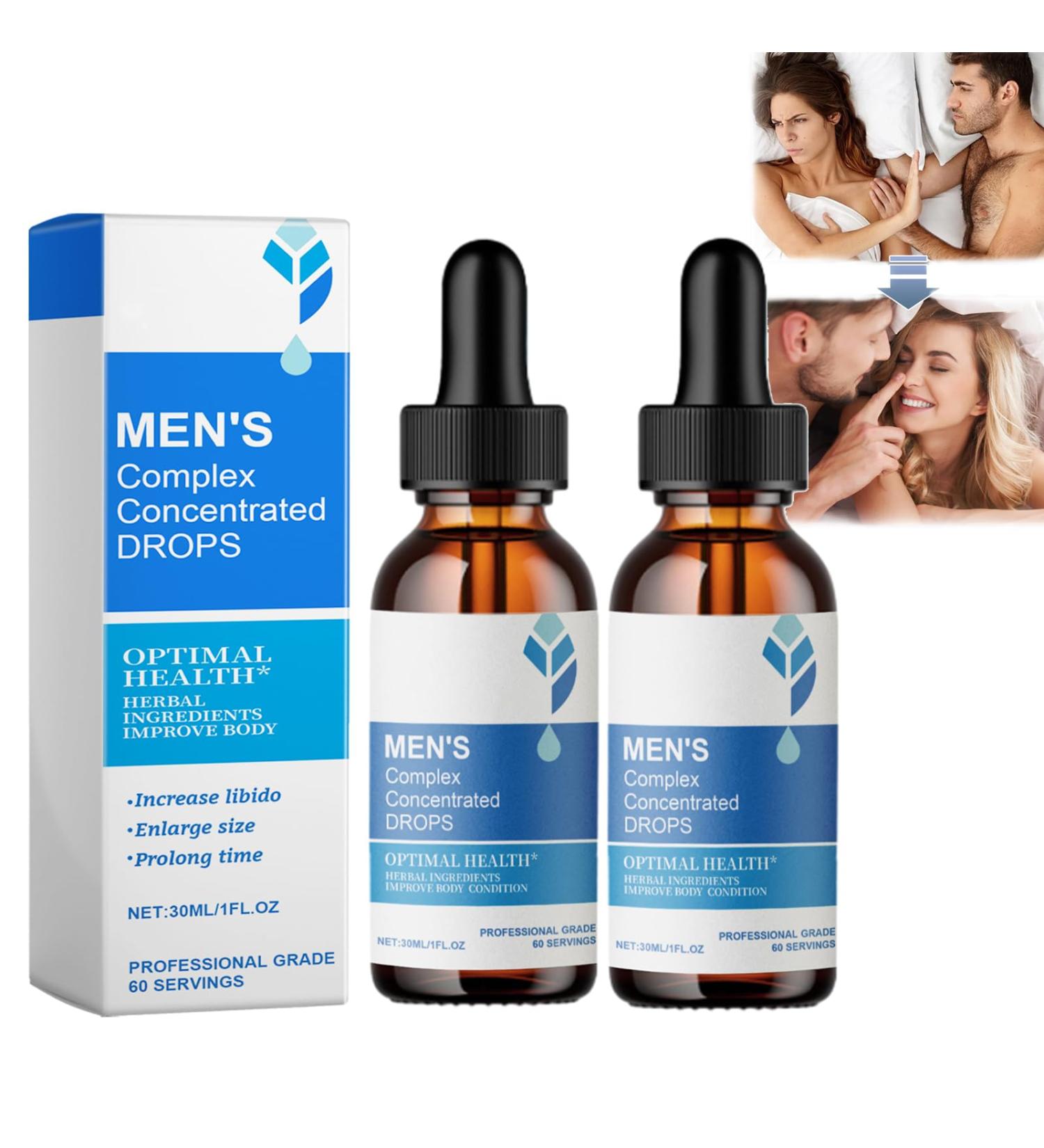 Blue Horizon Men's Complex Concentrated Drops Blue Horizon Men's Complex Drops Mens Enhancement Drops Blue Horizon Drops for Men (2PCS) - Buy Online on GoSupps.com