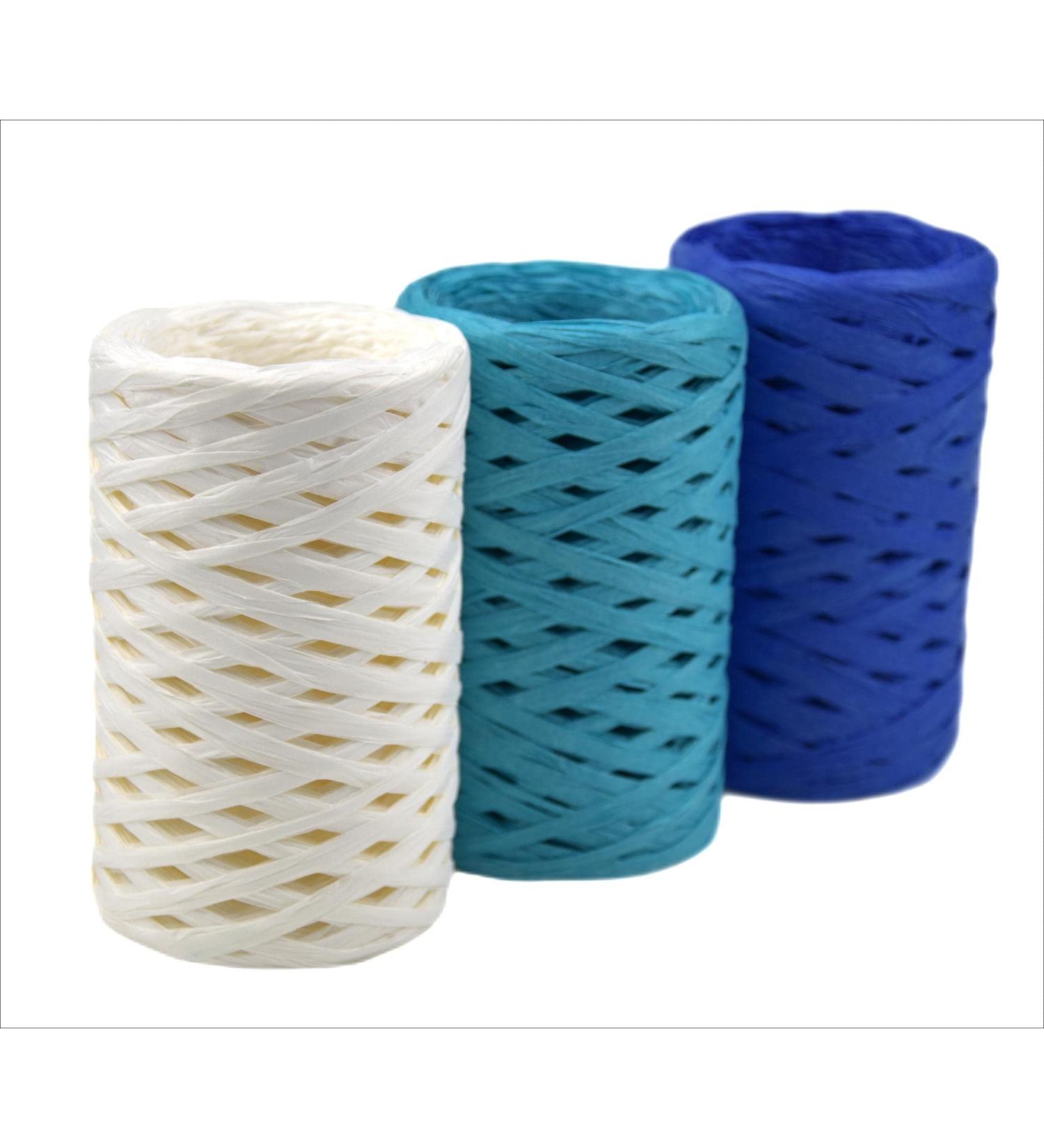 J JIAYU Raffia Ribbon Craft Ribbon Gift Wrapping Paper - 3 Rolls, 200 Yards - Holiday Gift Decoration for Christmas - Buy Online on GoSupps.com