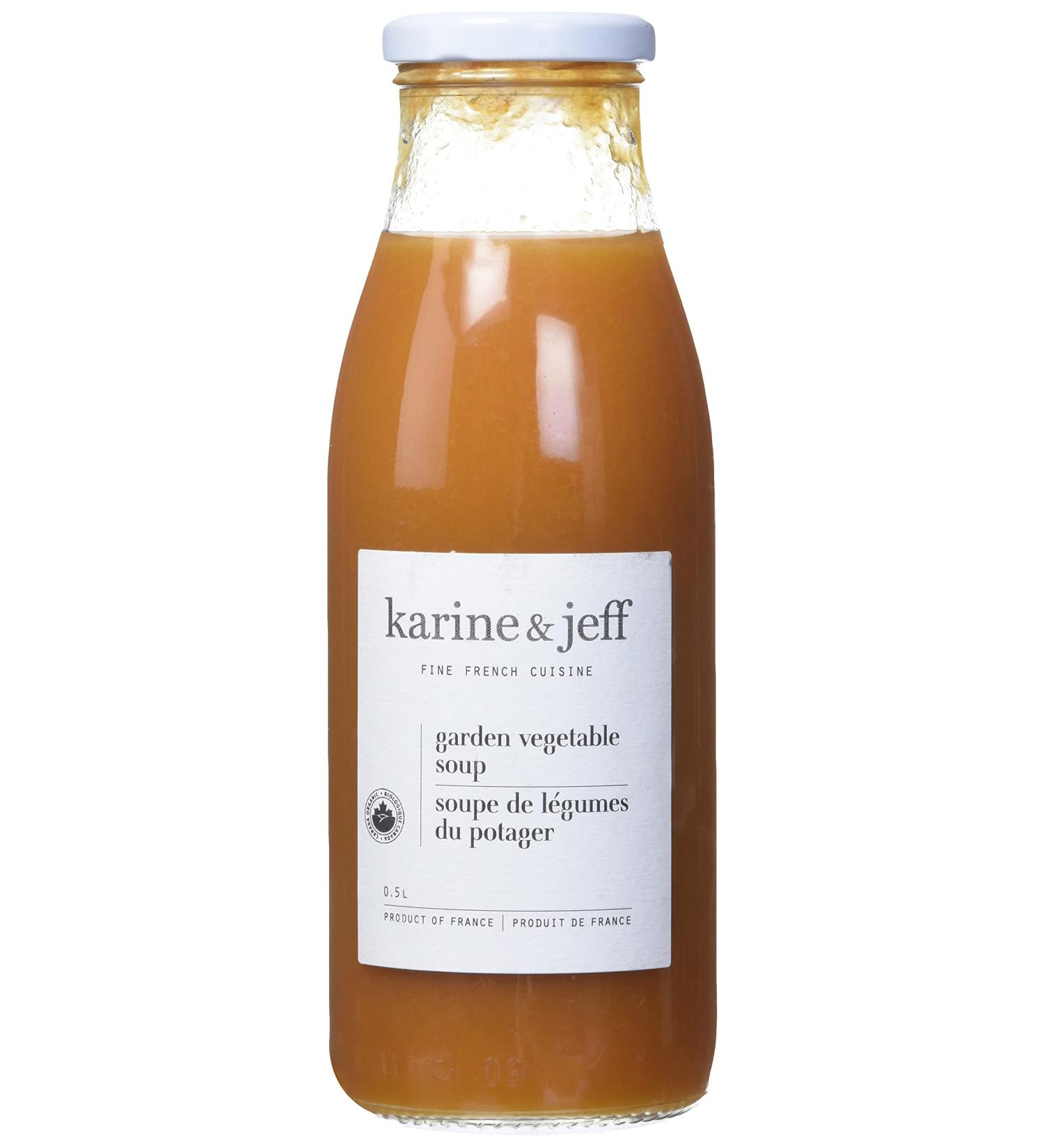 Karine & Jeff - Garden Vegetable Soup Organic Ingredients and GMO Free 6 Count of 500ml 6 count (Pack of 1) - Buy Online on GoSupps.com