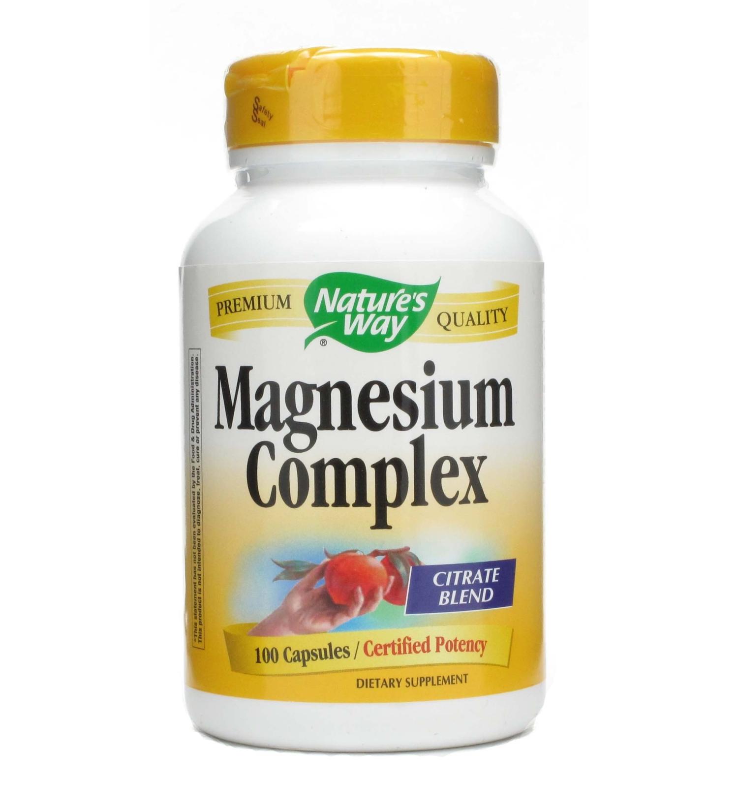 Nature's Way Magnesium 500 mg 100 Capsules