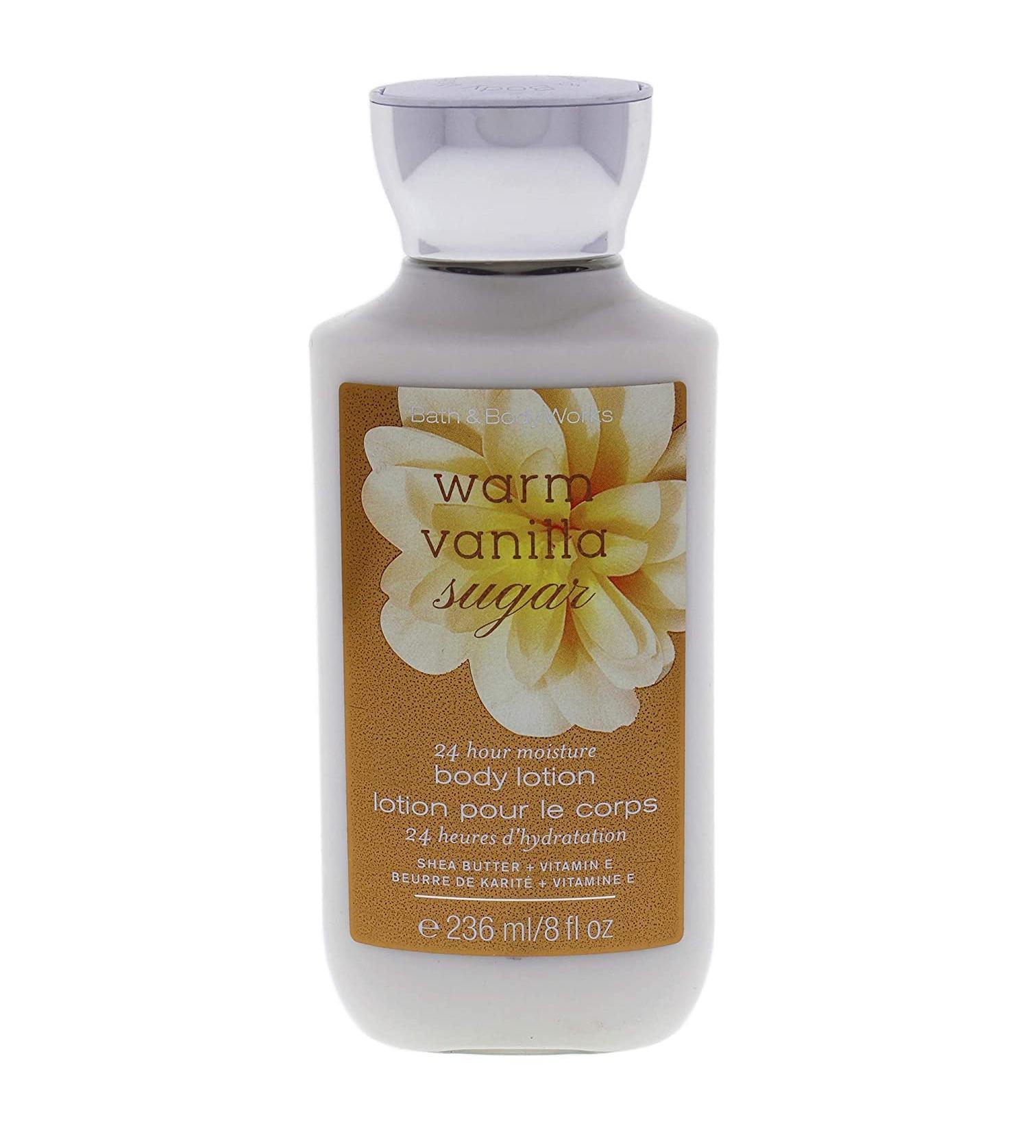 Bath & Body Works Warm Vanilla Sugar Body Lotion 8oz - Shea and Vitamin E, Moisturizing Skin Care - Buy Online on GoSupps.com