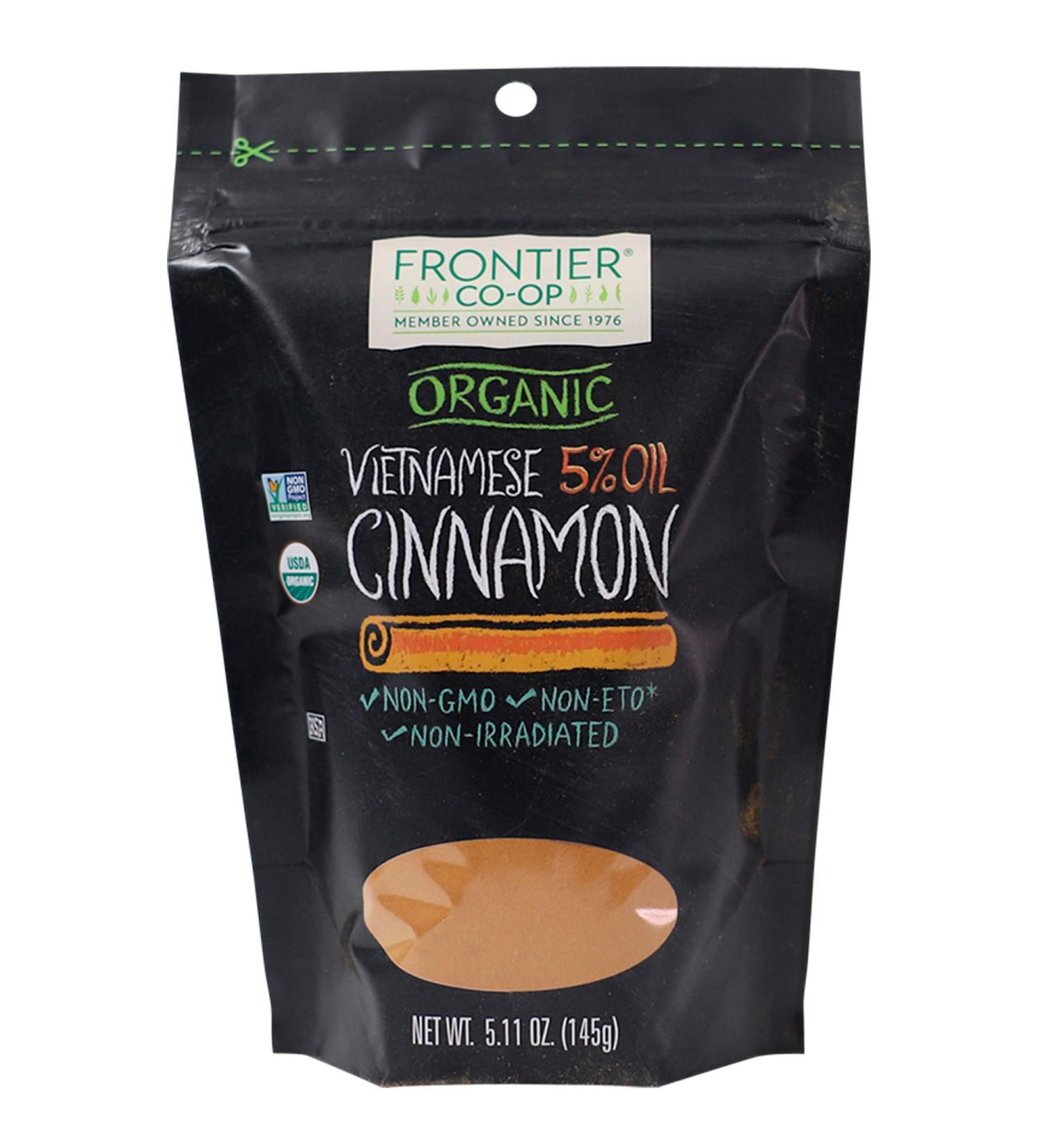 Buy Frontier Co-op Organic Vietnamese Cinnamon Oil (5%, 5.11 oz) - Natural Flavor Enhancer - Buy Online on GoSupps.com