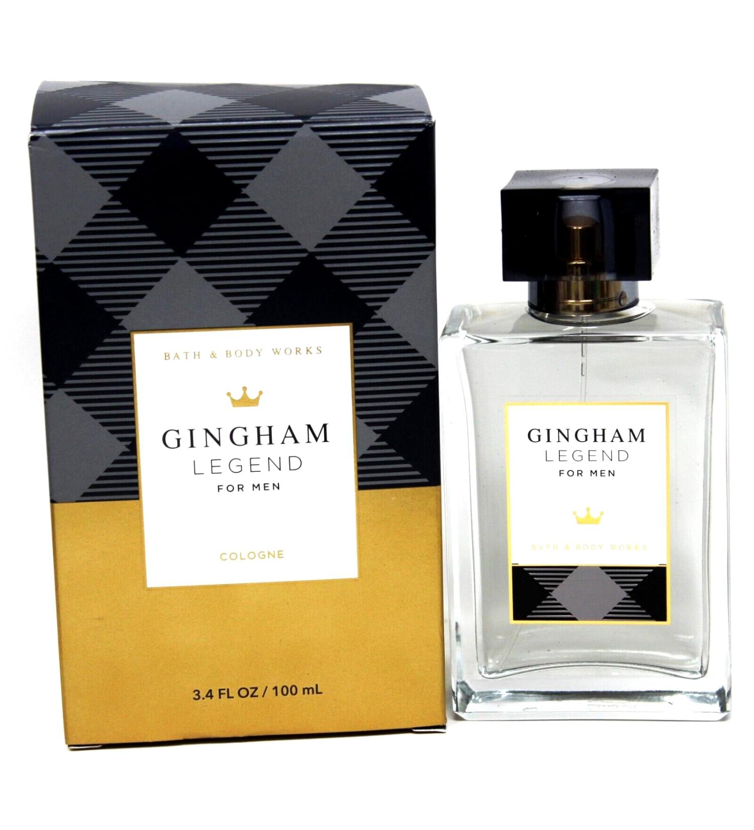 Bath Men's Fragrance 3.4 Ounces Cologne Spray 3.4 Oz body cologne you choose (Gingham Legend Cologne)