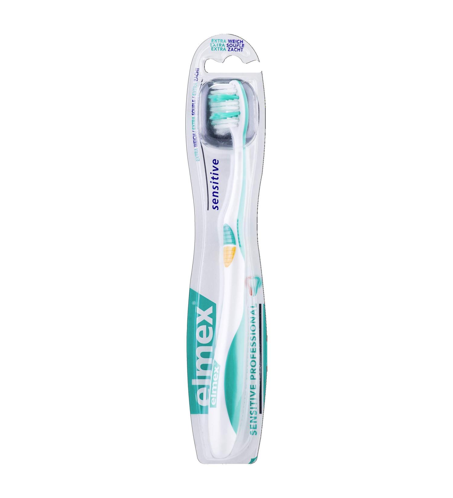elmex SENSITIVE PROFESSIONAL Toothbrush Extra Soft 2-pack (2 x 1 piece) Extra soft 1 piece (2-pack)