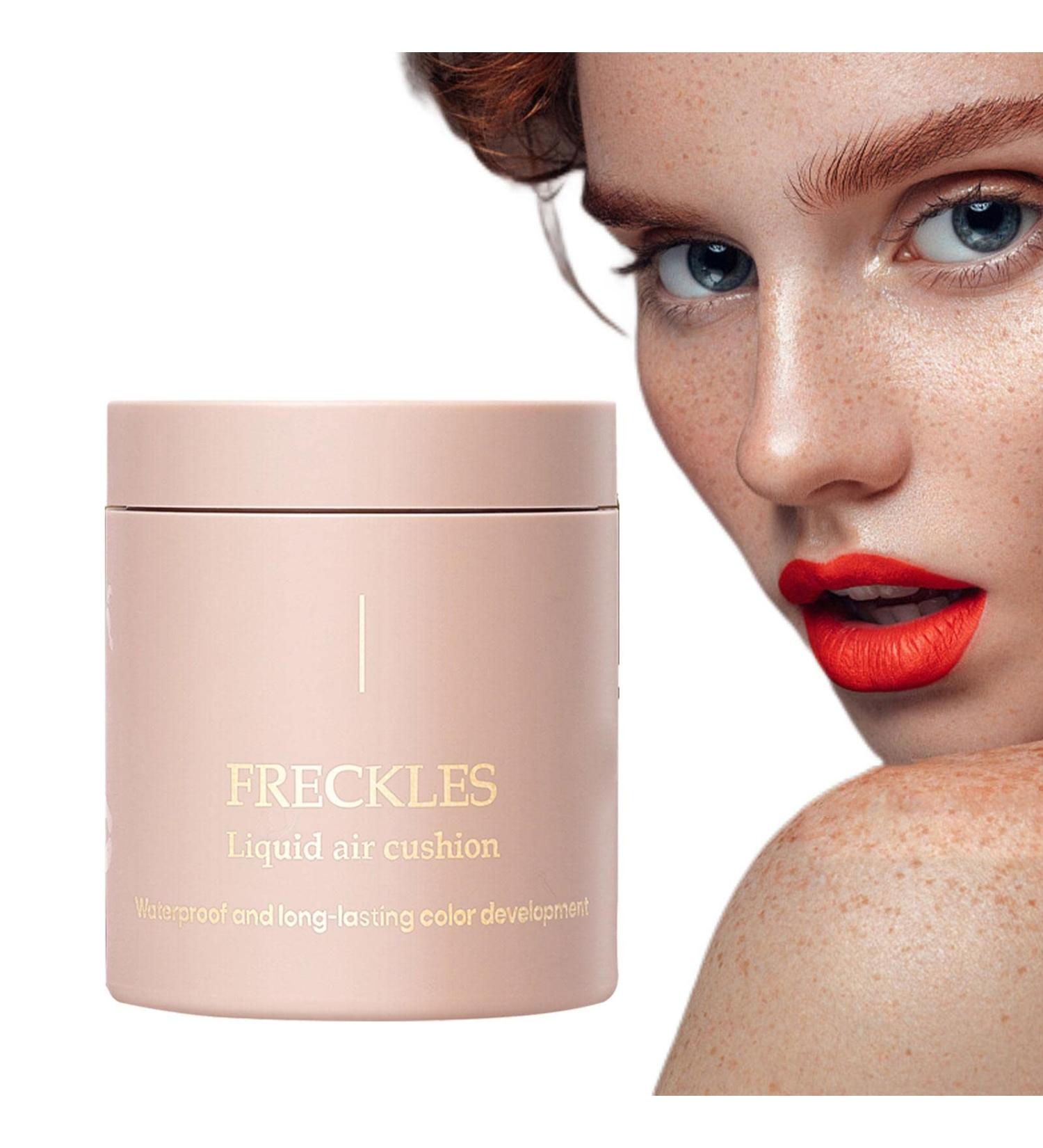 Face Freckles Makeup Air Cushion Freckles | Quick Dry Natural Like Fake Freckles Cushion for Natural Effortless Sunkissed Makeup with 3D Freckles - Buy Online on GoSupps.com
