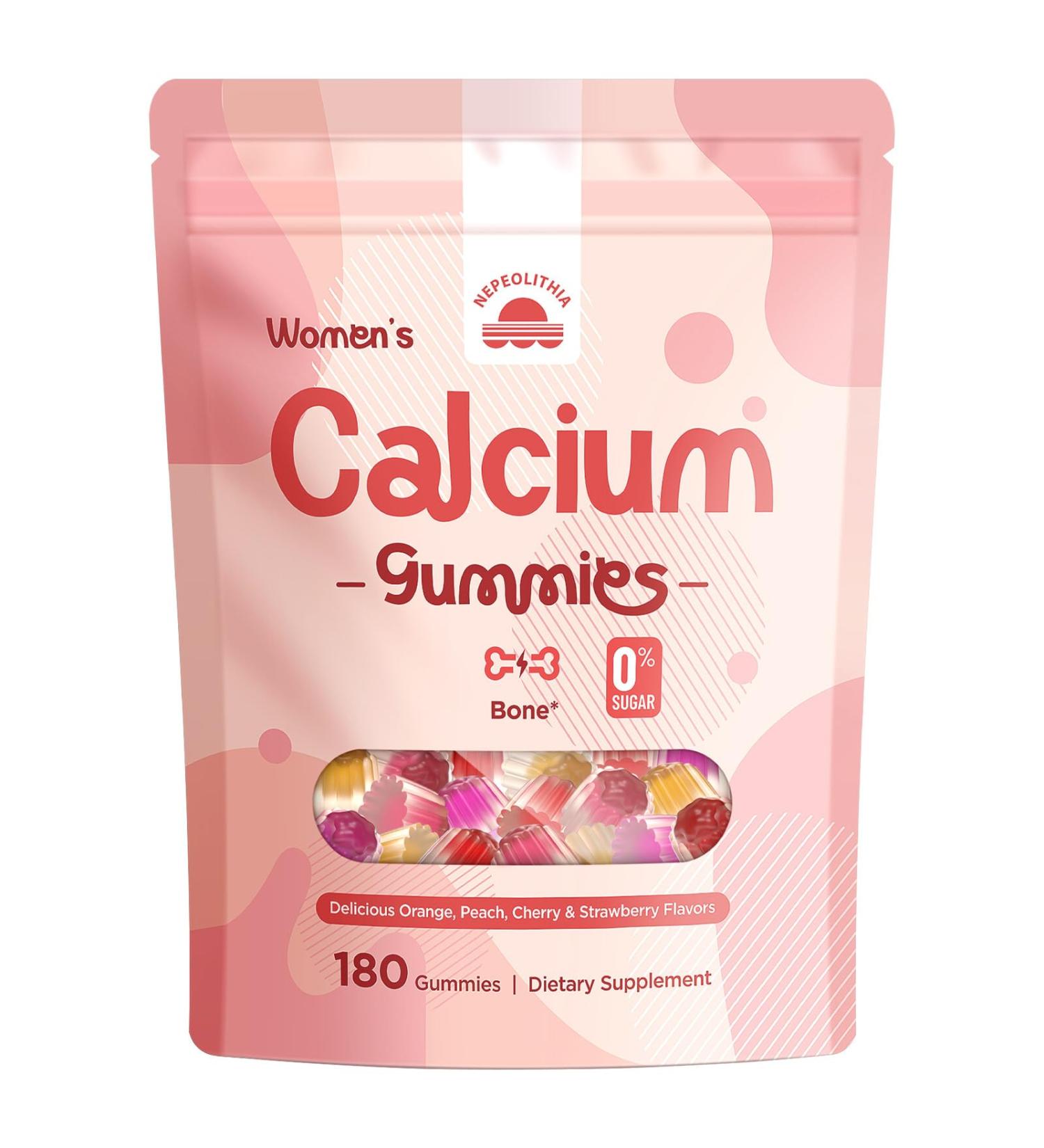 Calcium Gummies for Women 1500mg Calcium - Buy Online on GoSupps.com
