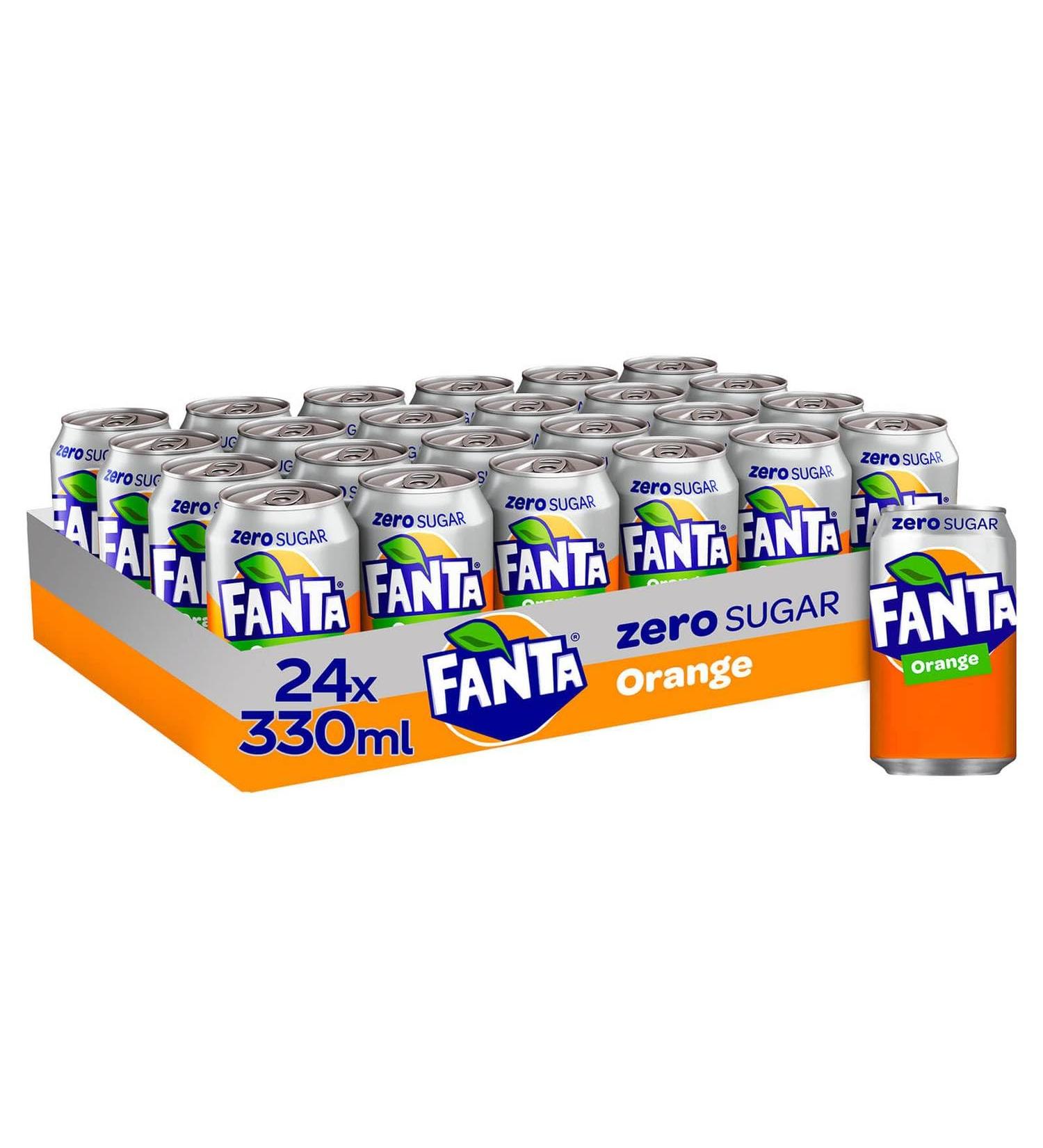 Fanta Orange Zero No Sugar 24x330ml