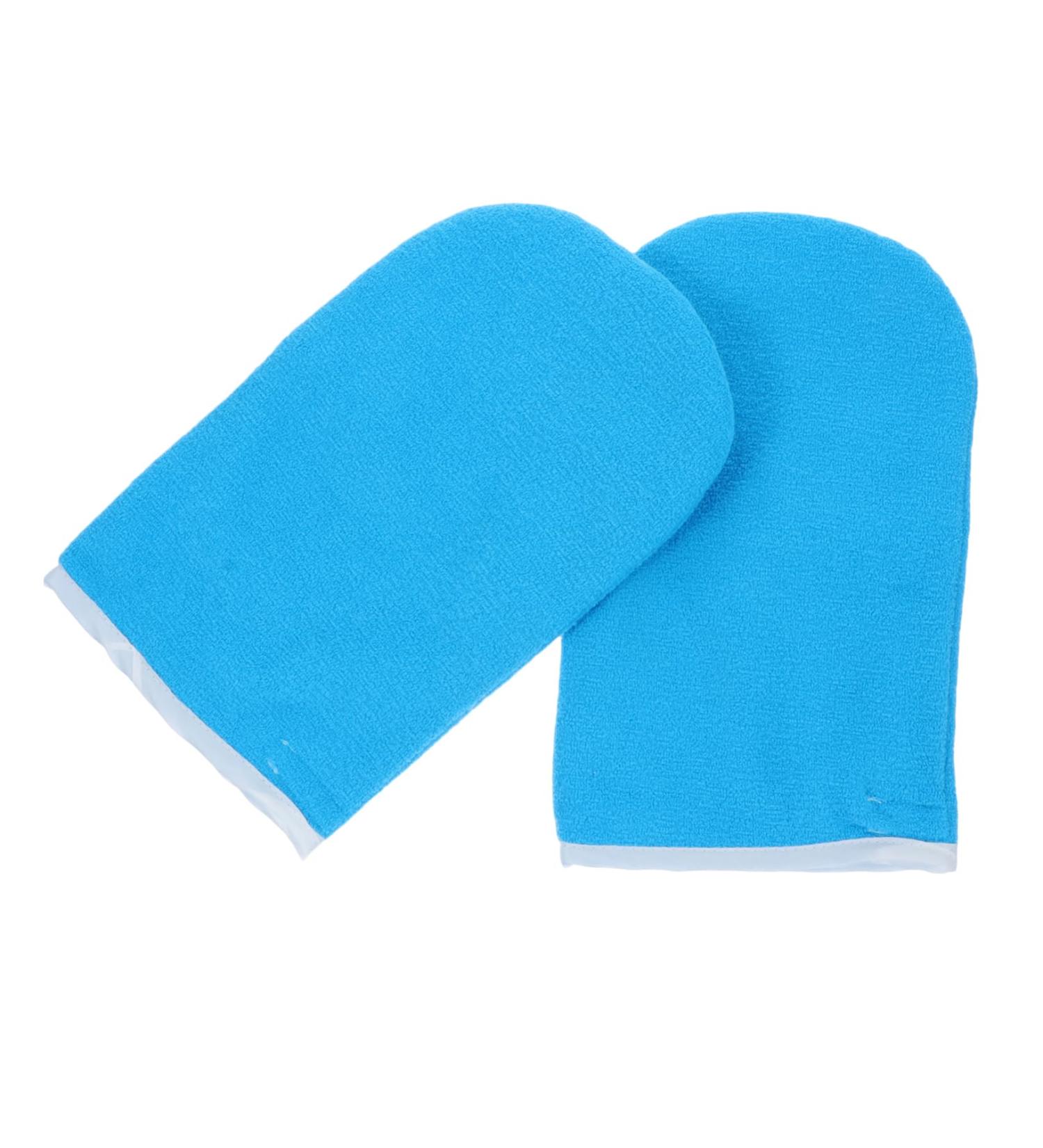 Healeved 1paire De Soin Hydratants Huile Essentielle Accessoire De Beaut Pour Salon De Paraffine Soin Des Mains Unique Couleur Bleue Avec Bord - Buy Online on GoSupps.com