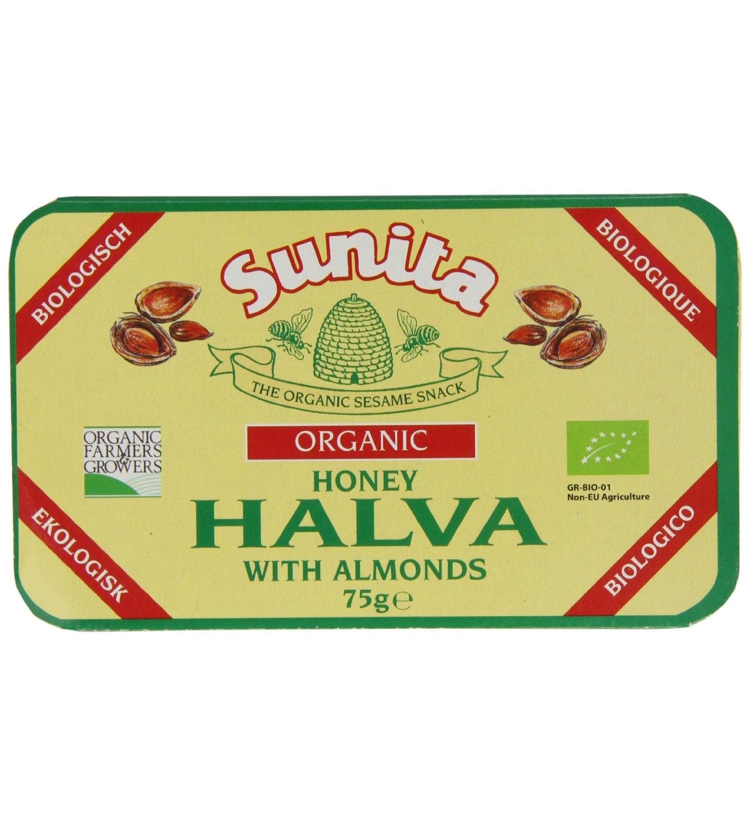 Sunita Organic Almond Honey Halva 75g 1