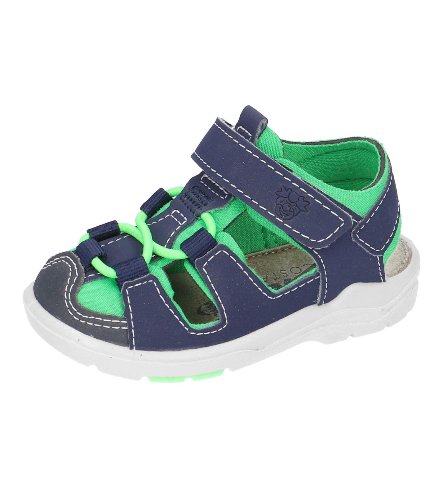 Ricosta Gery M 61 Boys' Sandals 4.5 UK Child Nautic Neon Green Blue | Comfortable and Stylish - Buy Online on GoSupps.com