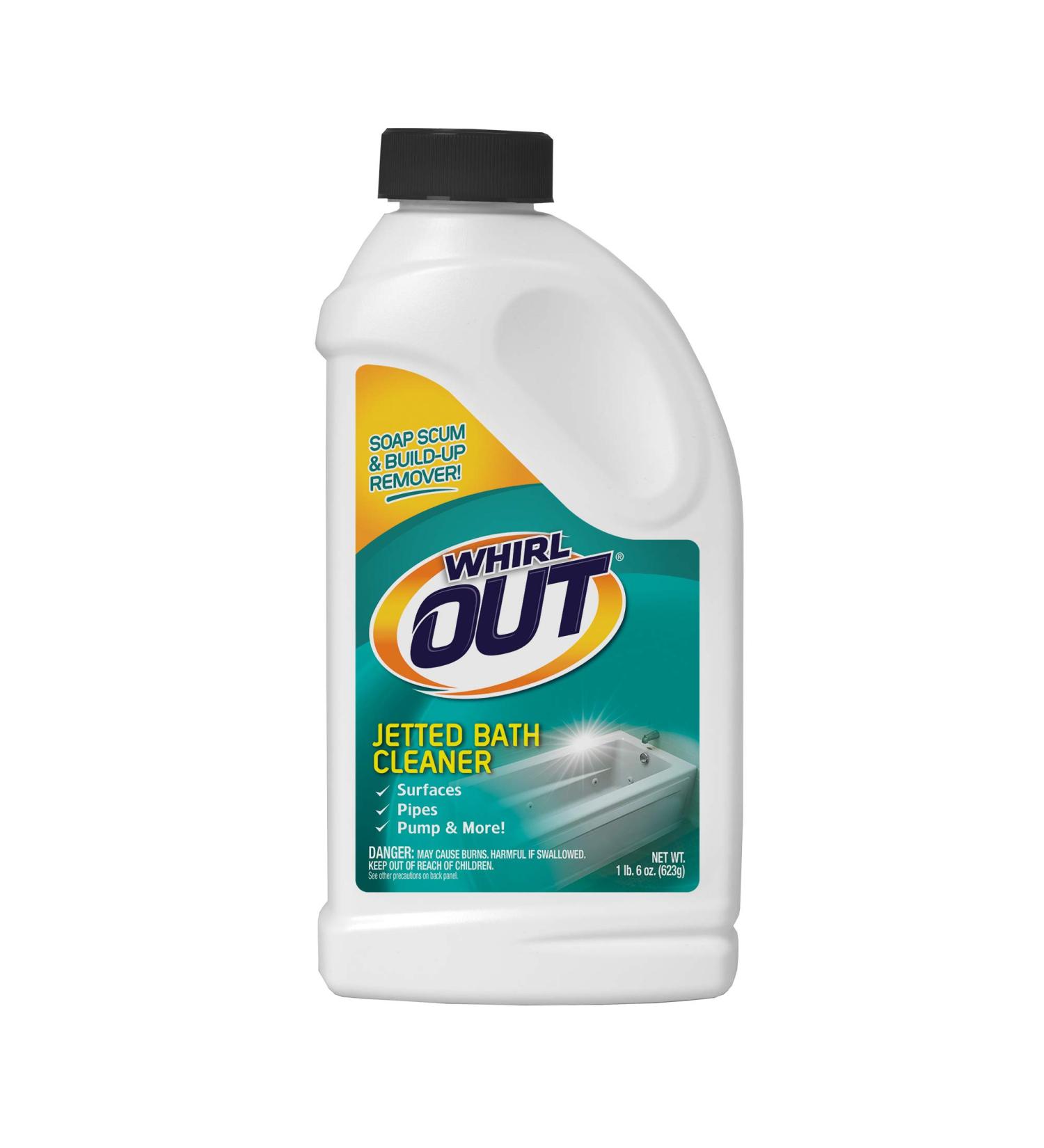 WhirlOUT Jetted Bath and Hot Tub Cleaner - 22oz Bottle (White) | Summit Brands WO06N - Buy Online on GoSupps.com