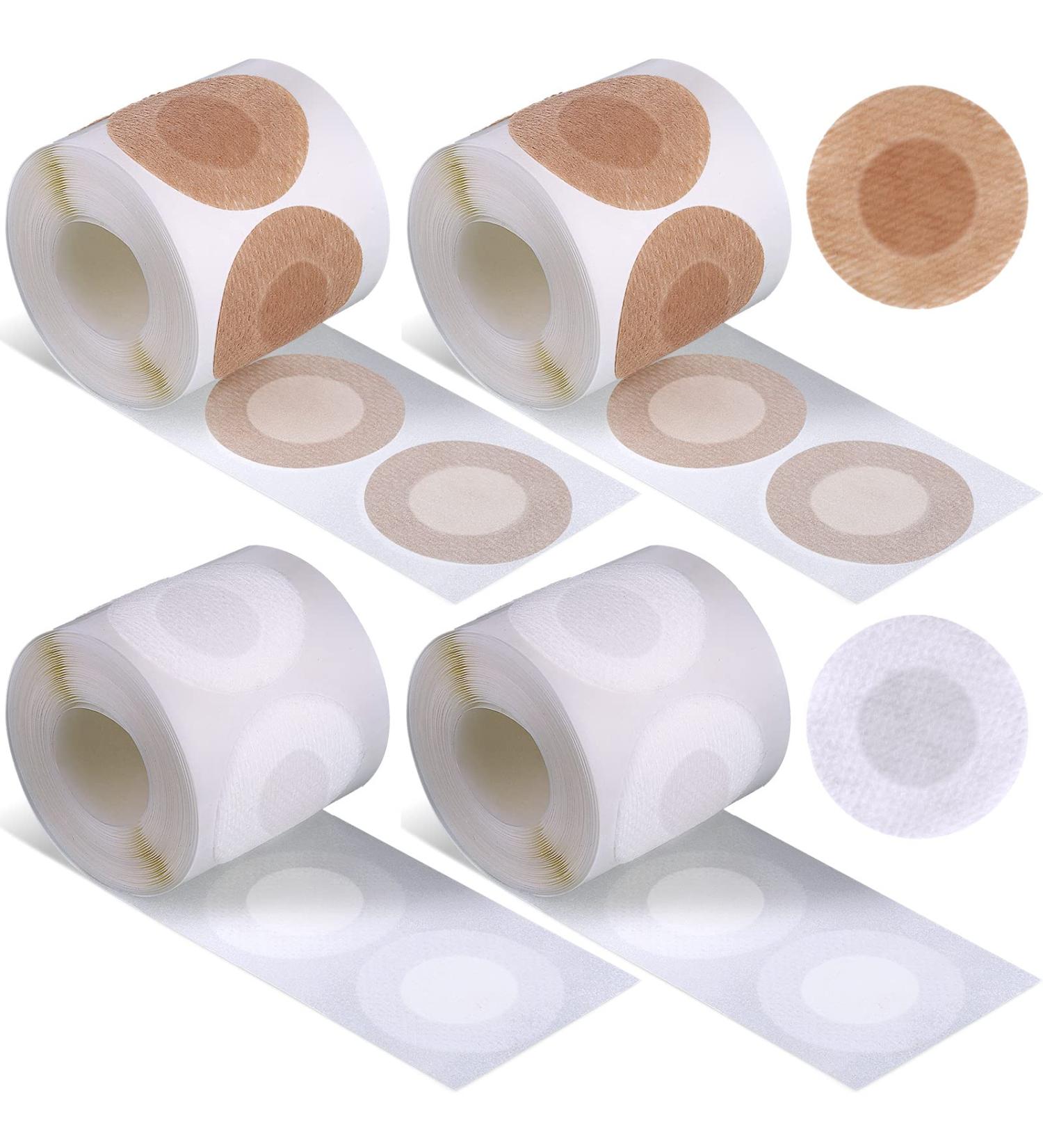 JenPen 400 Pcs Mens Nipple Covers Tape Pasties Patch Protector Sets - Anti Chafing Stickers for Runners - White and Nude - Disposable Adhesive Bandage for Sports and Gym - Buy Online on GoSupps.com