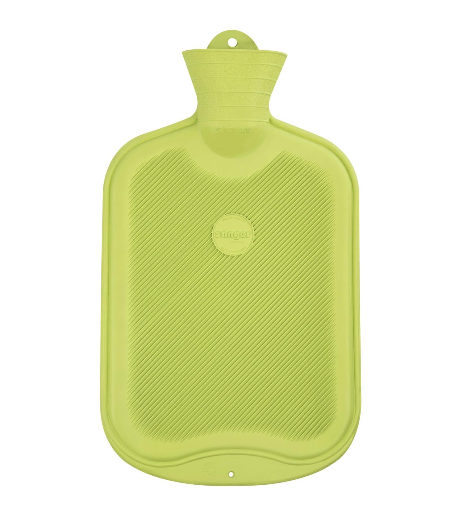S nger FSC 100% 2.0 litre rubber hot water bottle colour: green