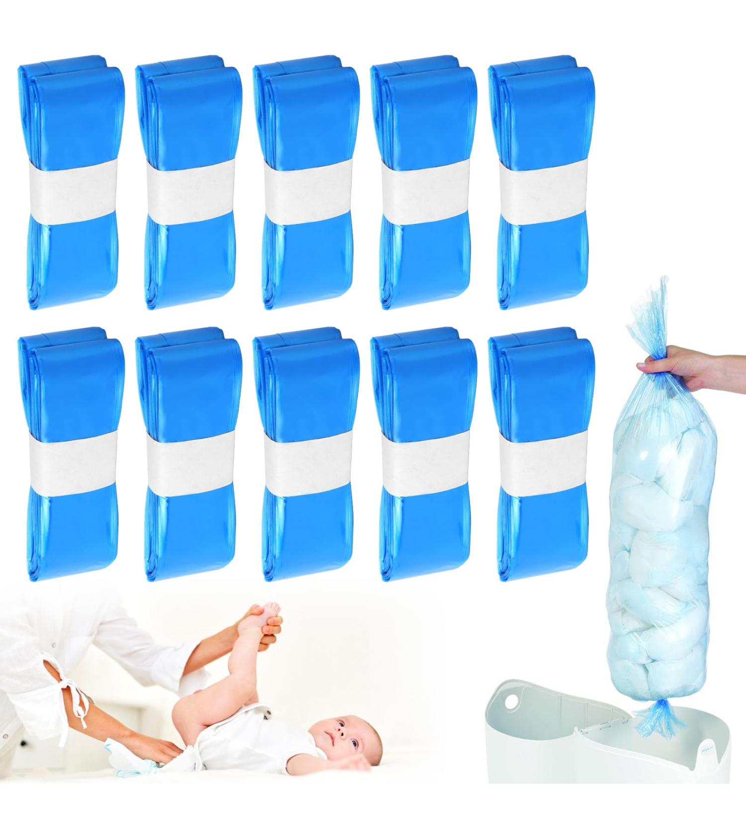 10-Pack Diaper Pail Cassettes | Universal Refill Bags for Diaper Pails & Cat Litter Buckets - Buy Online on GoSupps.com