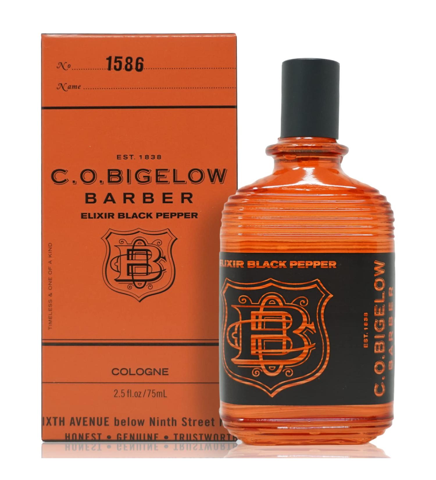 C.O. Bigelow - Elixir Black Pepper - No. 1586 2.5 fl oz Cologne for Men Bourbon & Sandalwood Scented Masculine Refined Long Lasting Mens Cologne - Buy Online on GoSupps.com