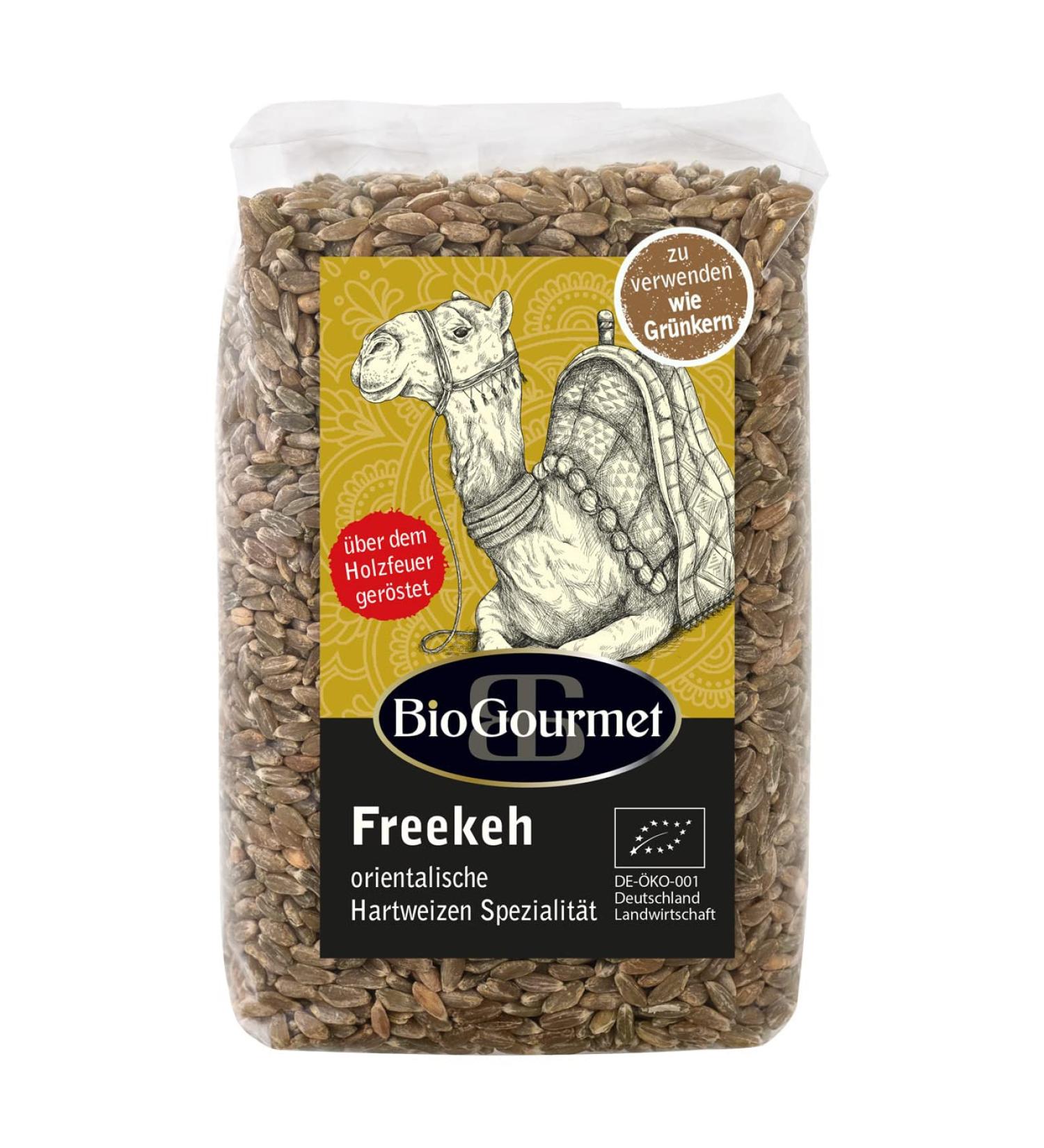 BioGourmet Freekeh Green Wheat 1 x 500 g Bag -Organic
