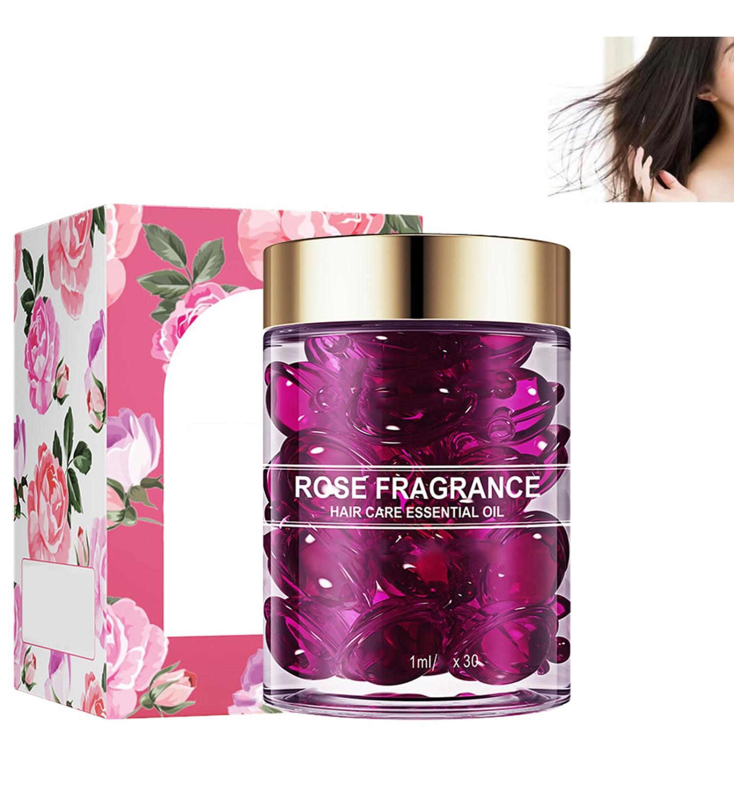 Hair Care Capsule Hair Oil Serum Capsule Hair Vitamin Serum Capsule Rose Fragrance Hair Care Essential Oil Scalp & Hair Strengthening Oil Rose Hair Care Essential Oil Hair Care Essential Oil - Buy Online on GoSupps.com