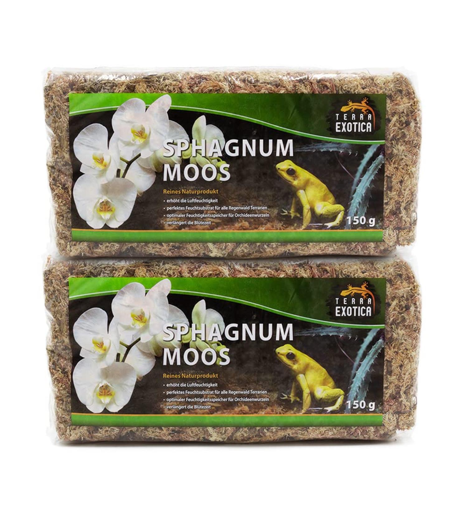 Terra Exotica Sphagnum Moss - Premium 300g Peat Moss for Garden Houseplants & Terrariums | Fast International Shipping - Buy Online on GoSupps.com