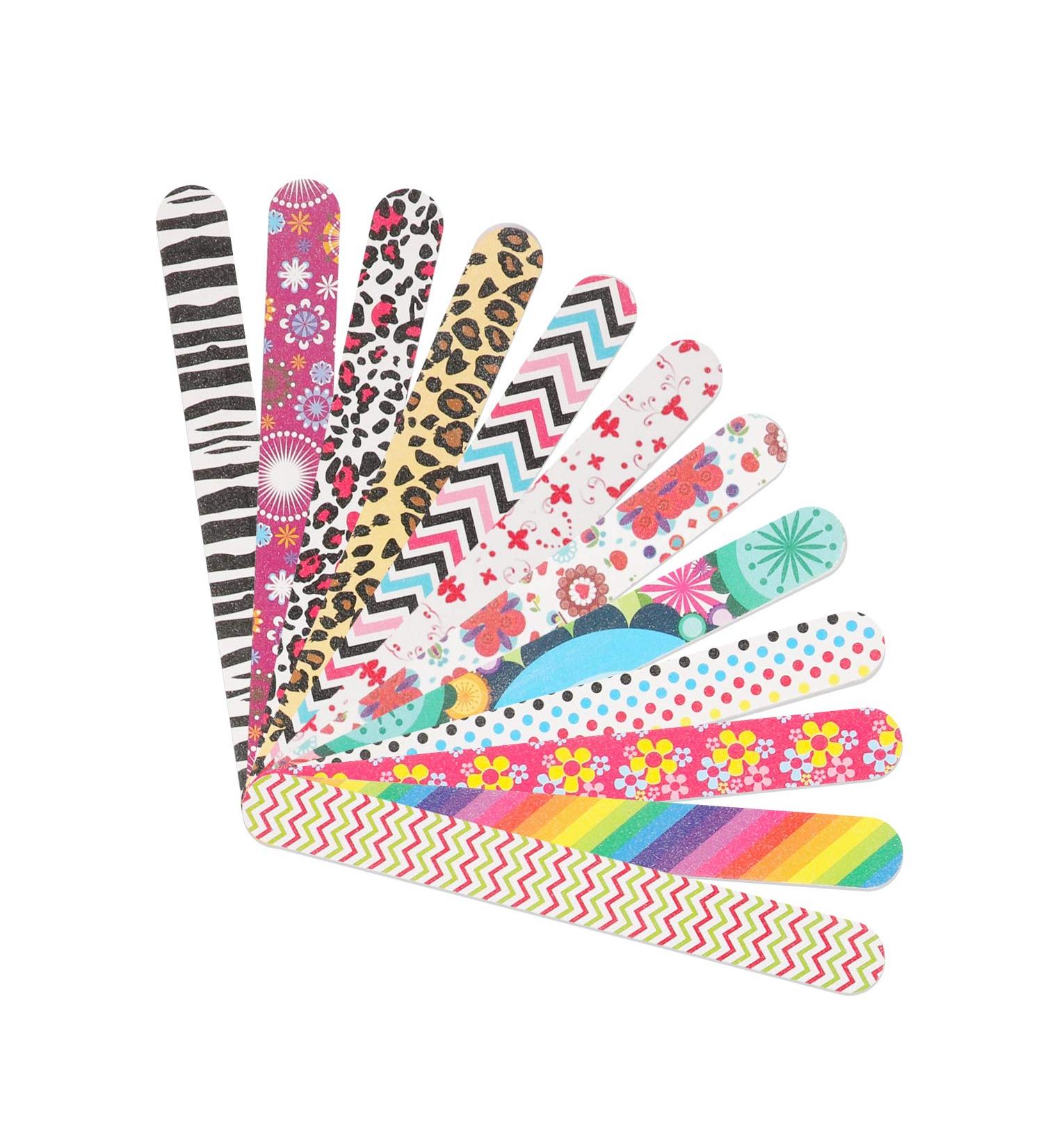 YIMICOO 12PCS 150/150 Grit Nail Files Professional Double Sided Emery Boards for Natural and Acrylic Nails - Buy Online on GoSupps.com