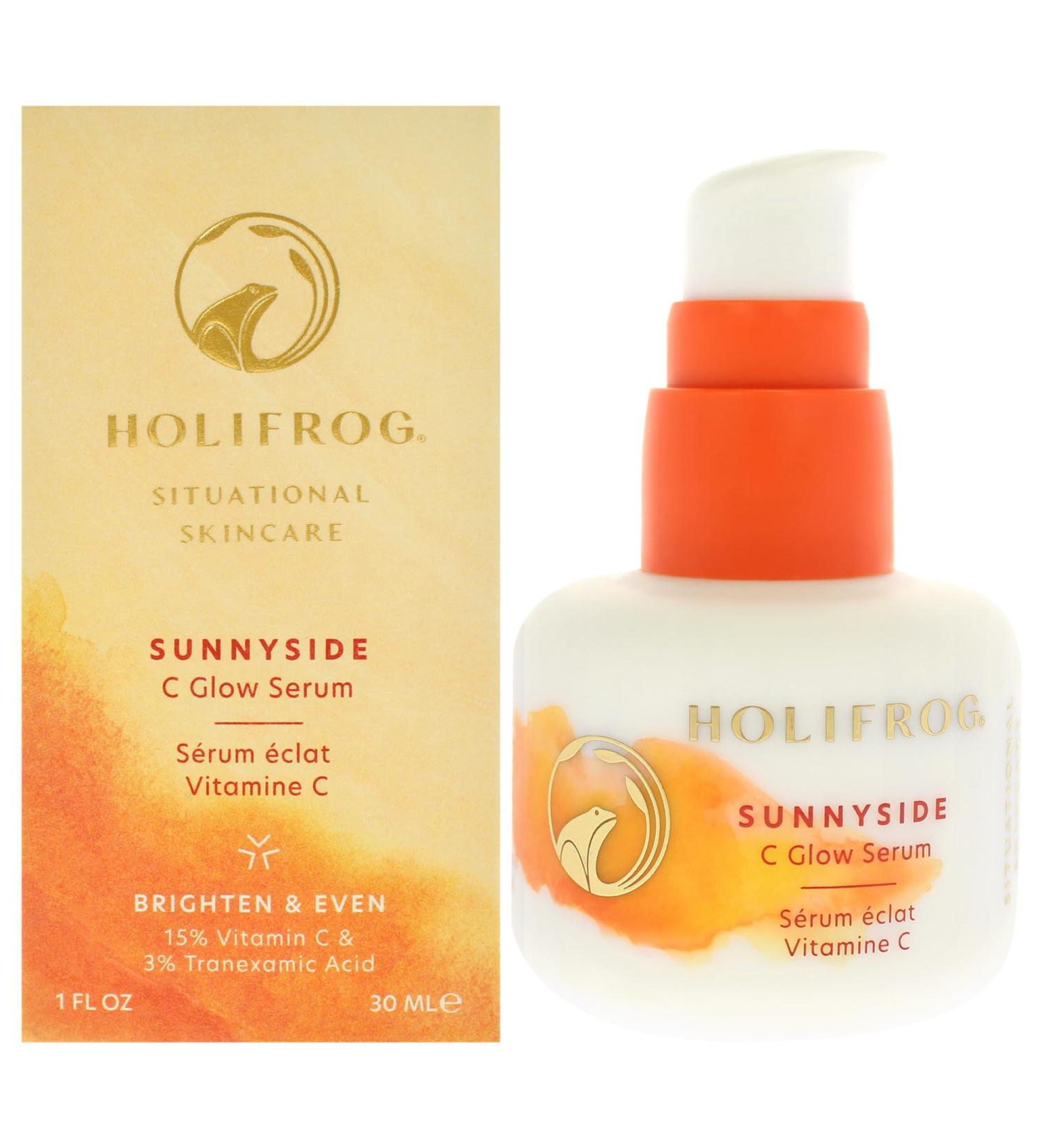 HOLIFROG Sunnyside C Glow Serum - Brightening Vitamin C Serum for Women - 1 oz | International Shipping Available - Buy Online on GoSupps.com