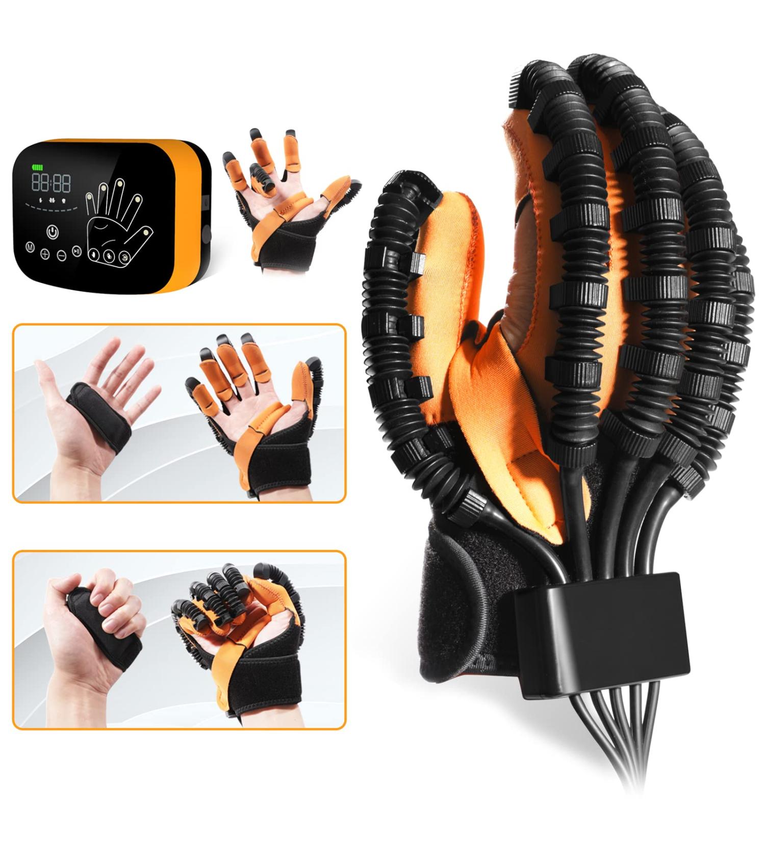 MZU Rehabilitation Robot Gloves Hand Function Rehab Robotic Gloves for Finger Hands Dsyfunction Recovery for Stroke Patients Stroke Hand Therapy Equipment to Make Finger Younger (Right Hand- M) Right Hand -M - Buy Online on GoSupps.com